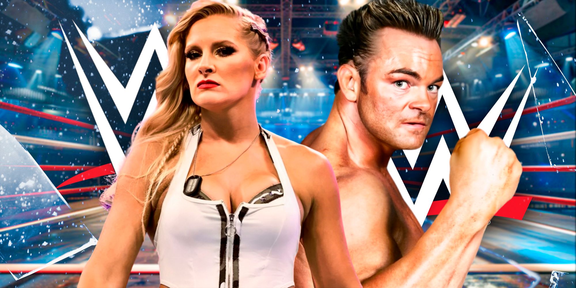 Shawn Stasiak and Lacey Evans