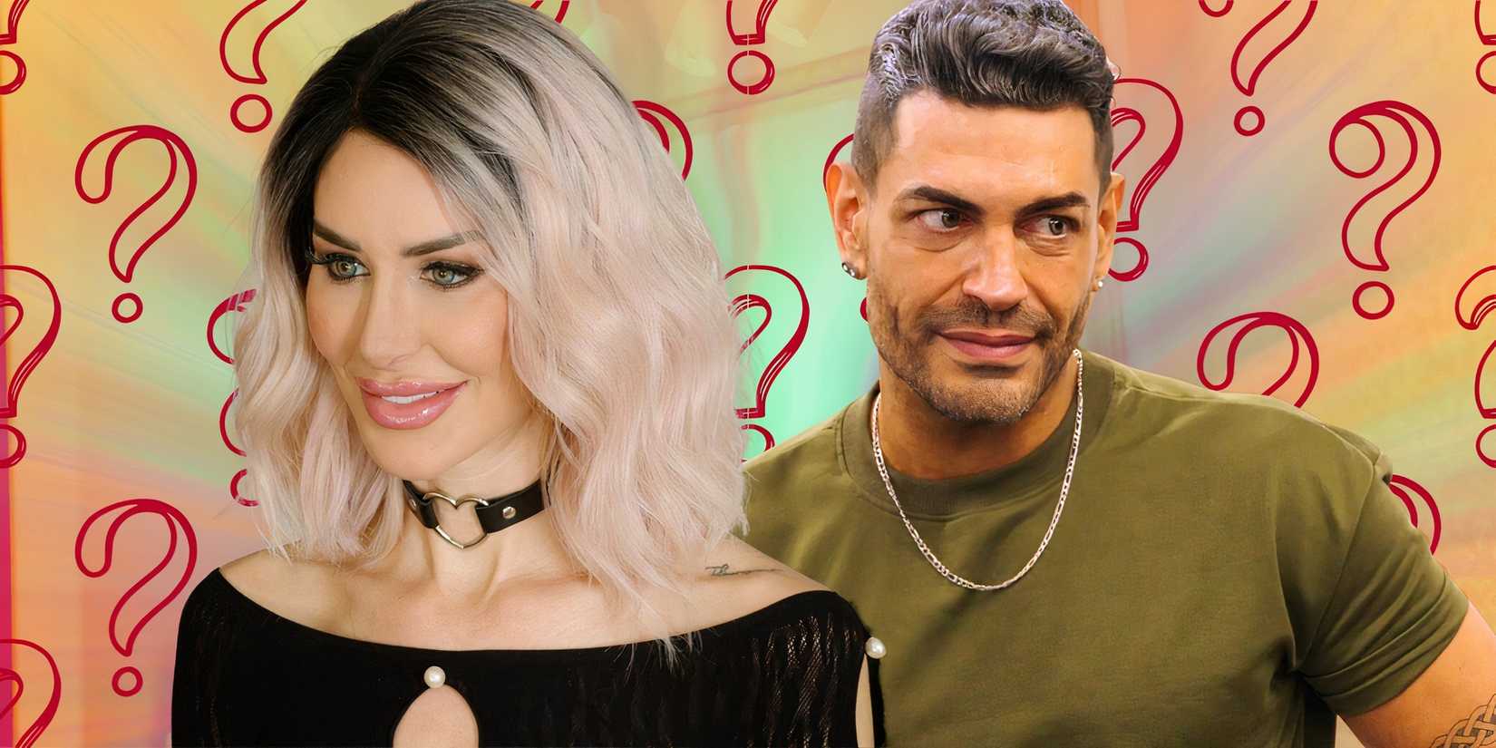 Shekinah Garner Sarper Güven 90 Day Fiancé The Other Way Season 6 split image slightly smiling