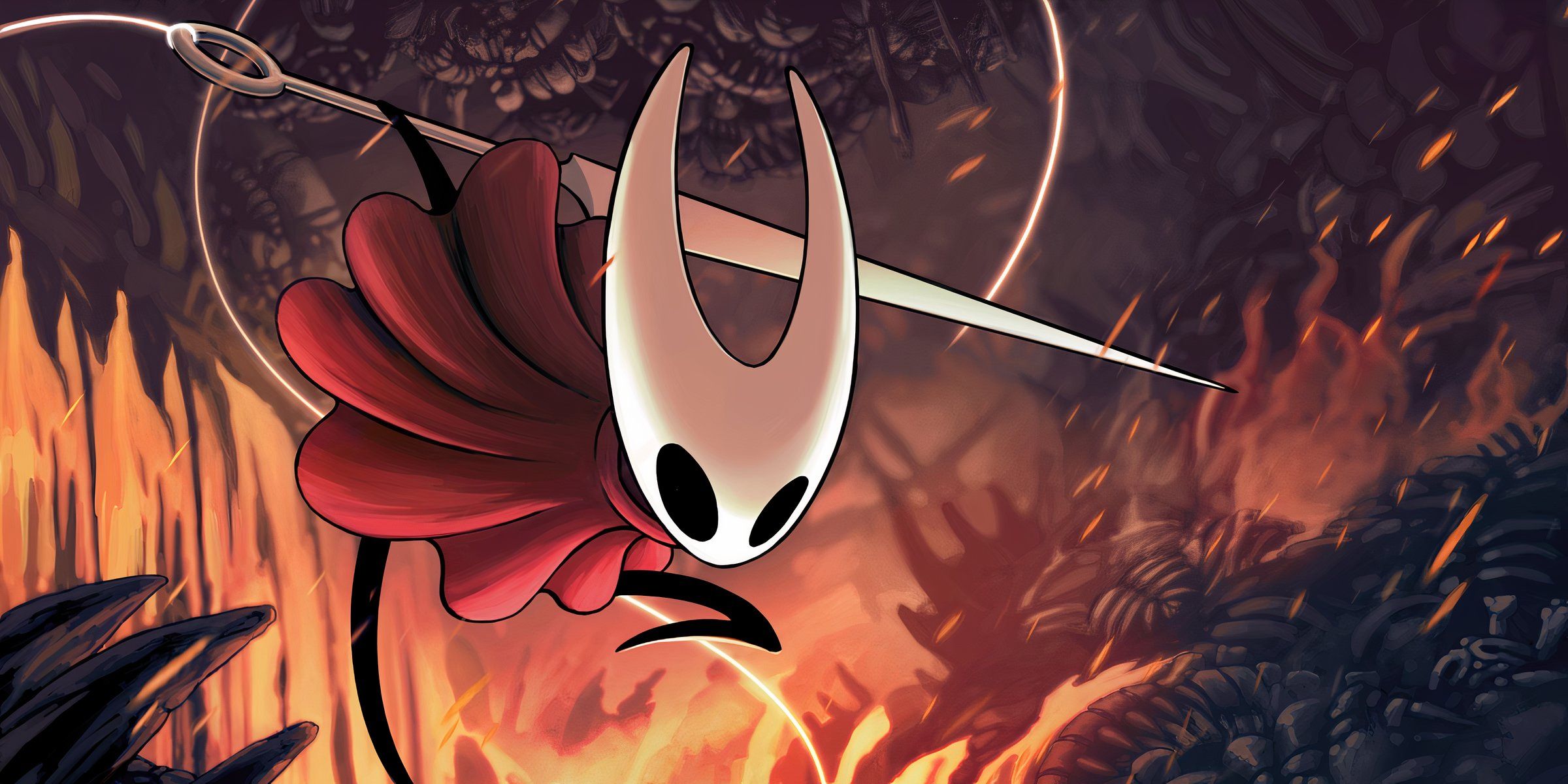 Official artwork of Hornet for Hollow Knight: Silksong.