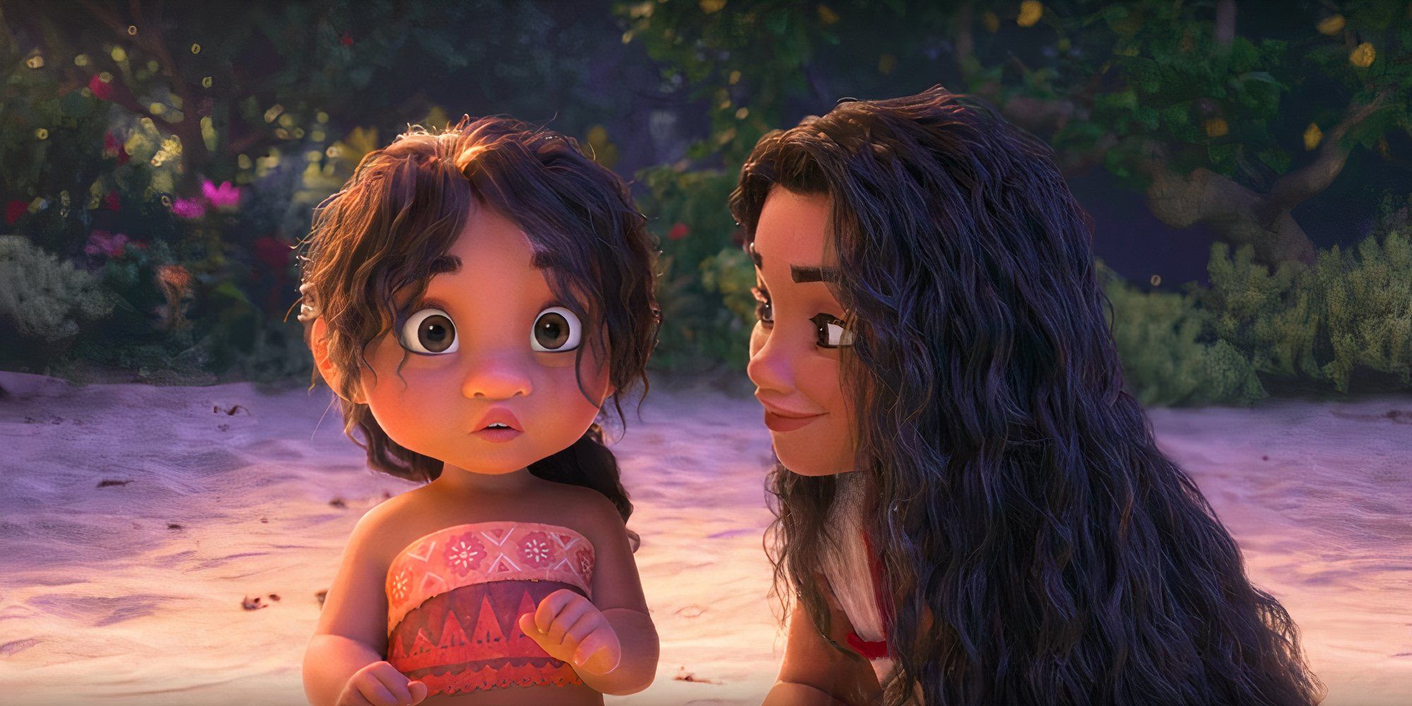 Simea and Moana in Moana 2. 