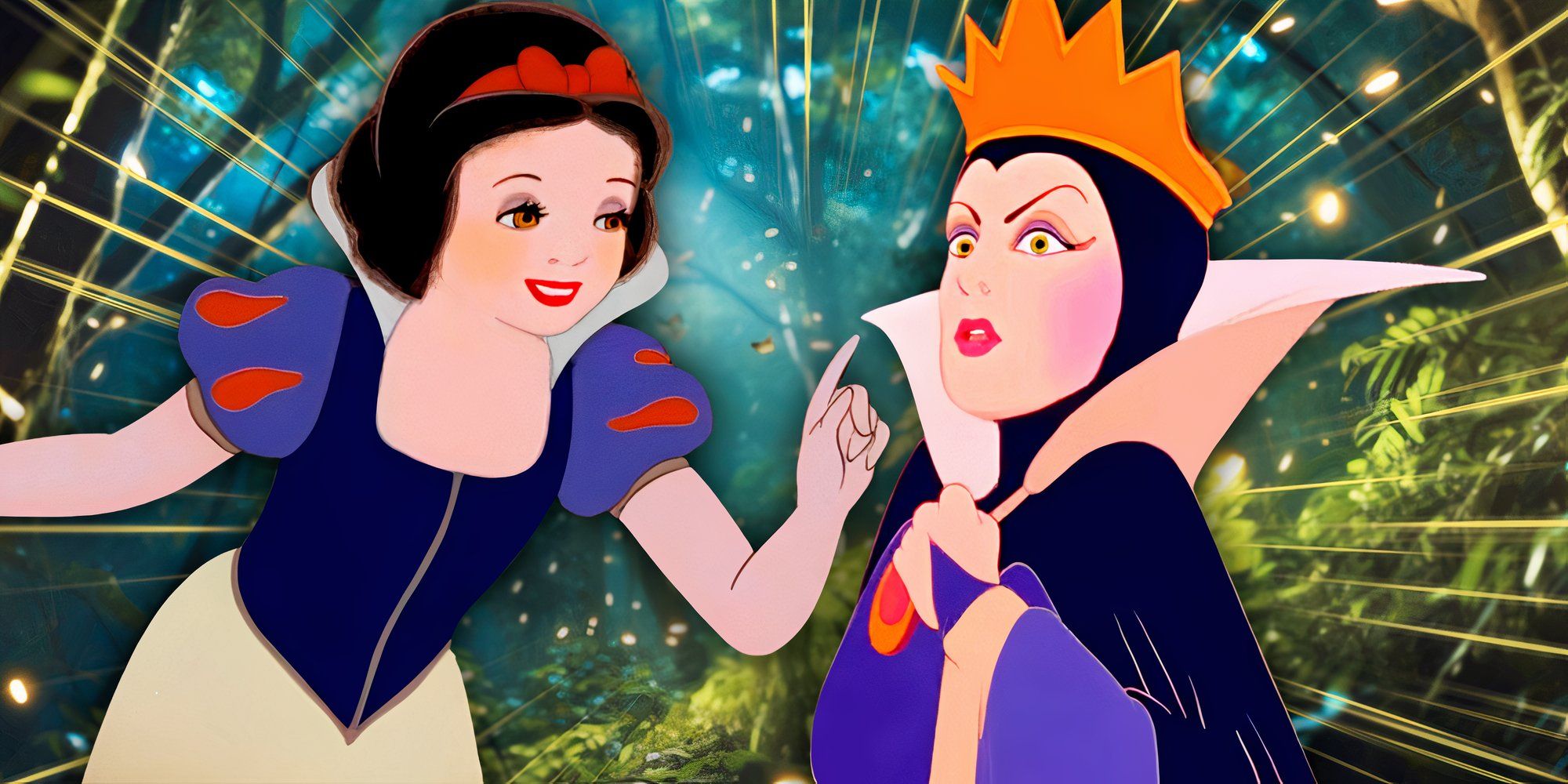 Snow White 1937 animated and the Evil Queen