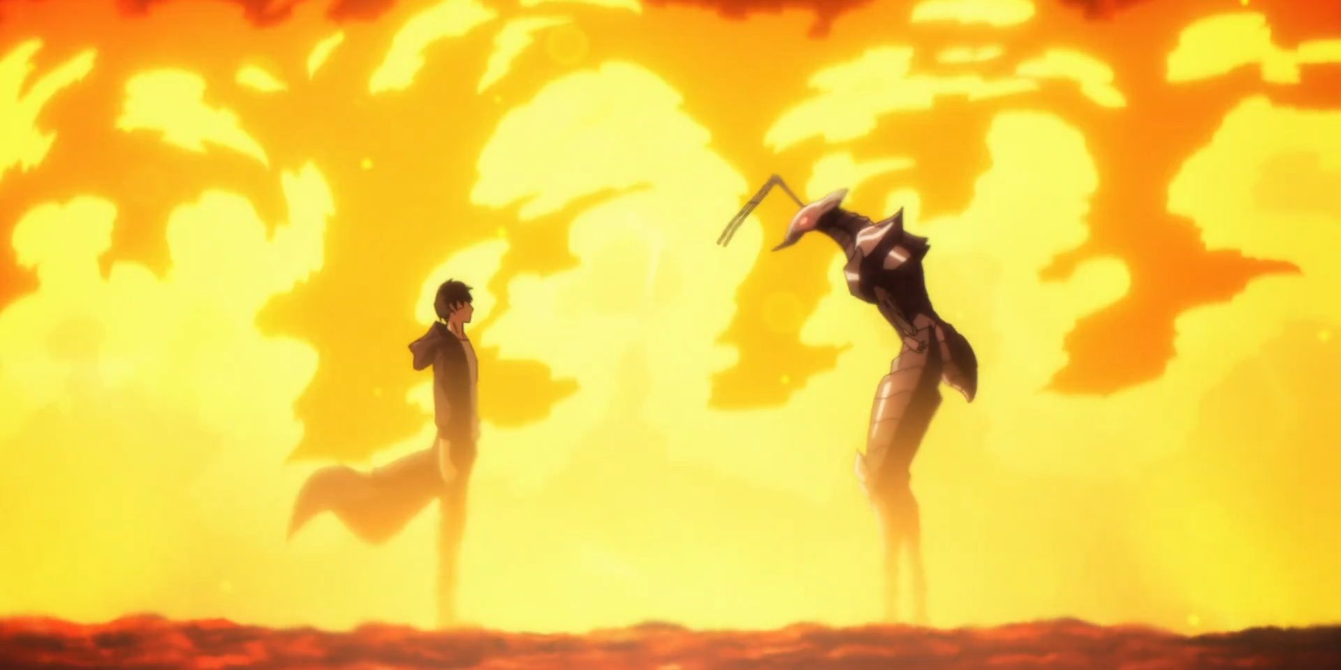 solo leveling anime season 2 episode 12 ant king in front of jinwoo
