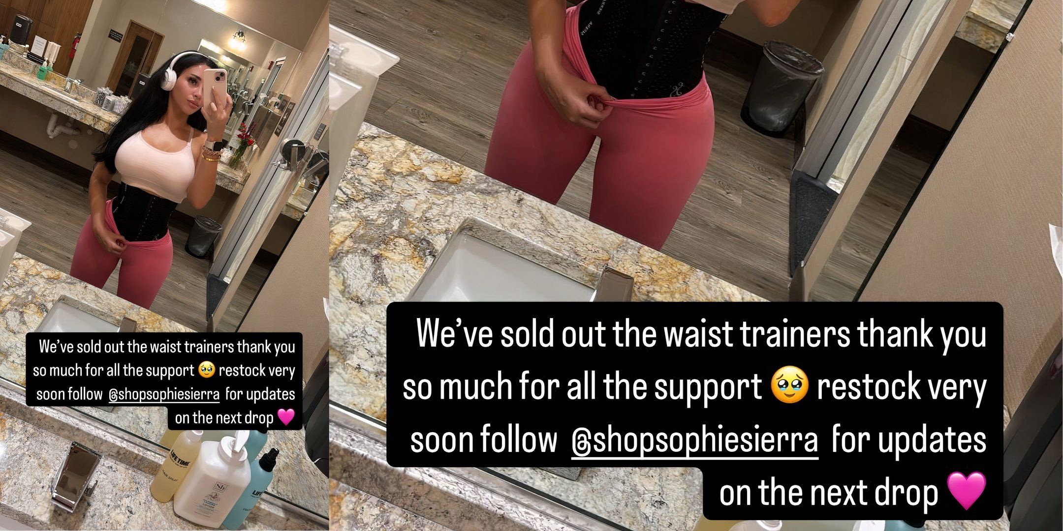 Sophie Sierra from 90 DayThe Last Resort business success on Instagram