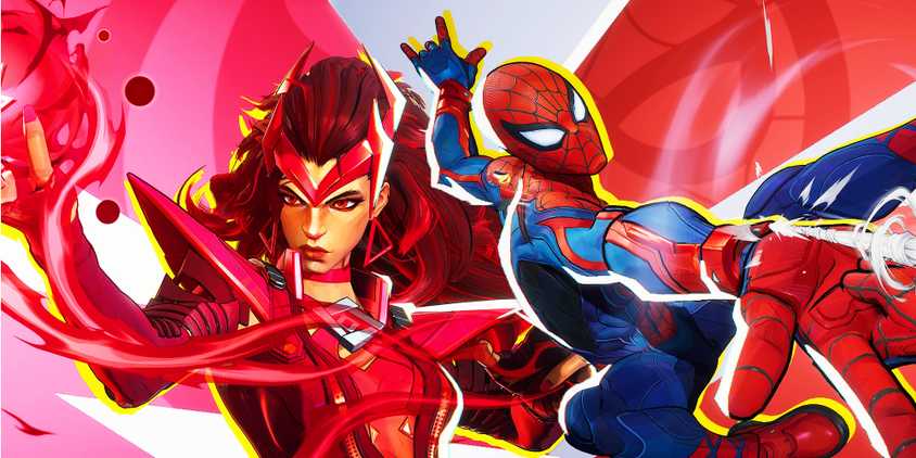 Spider-Man and Scarlet Witch from Marvel Rivals