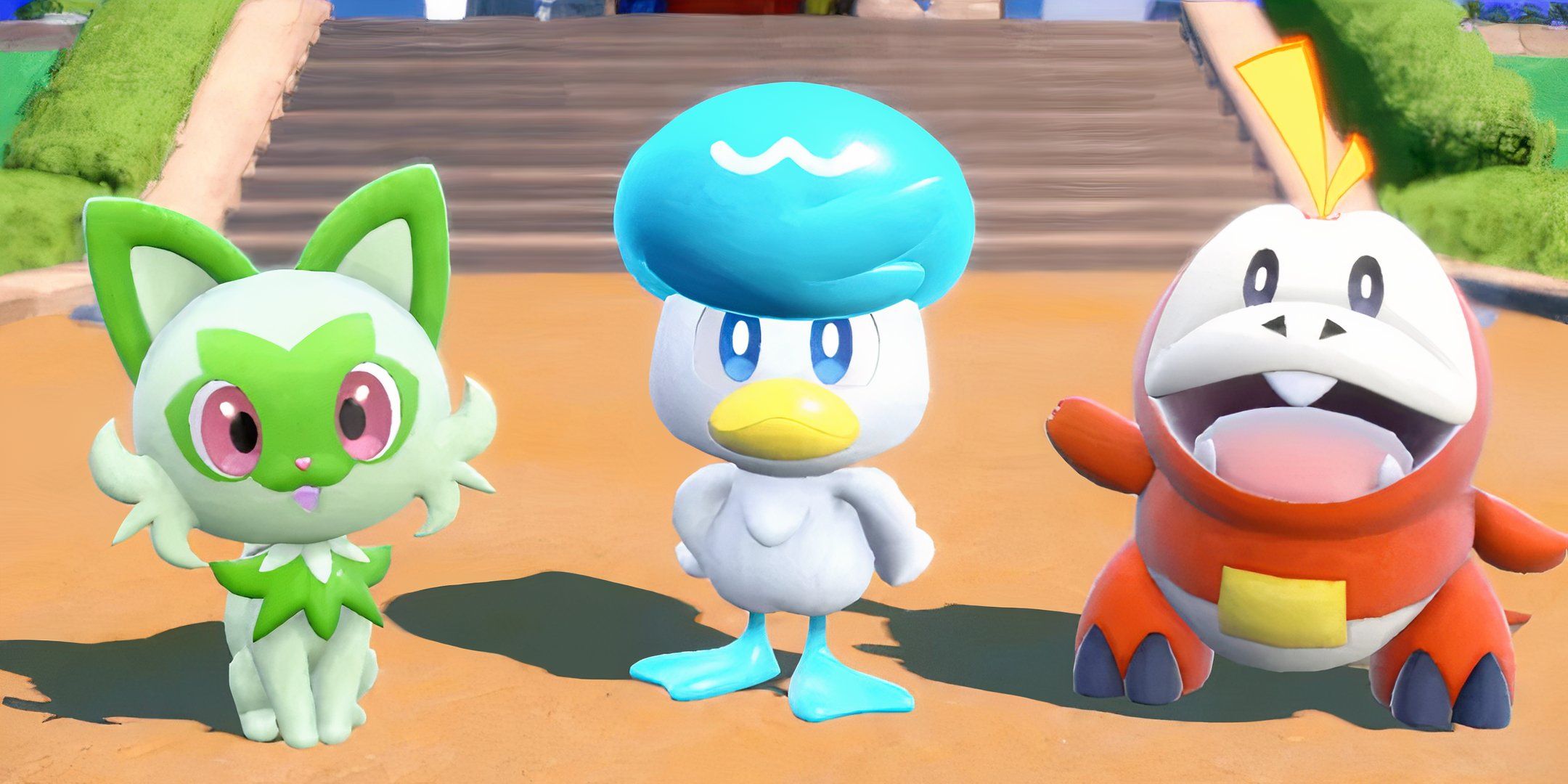 Starter Pokemon in Pokemon Scarlet and Violet.