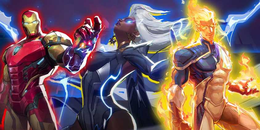 Storm-Human Torch- Iron Man- Feature