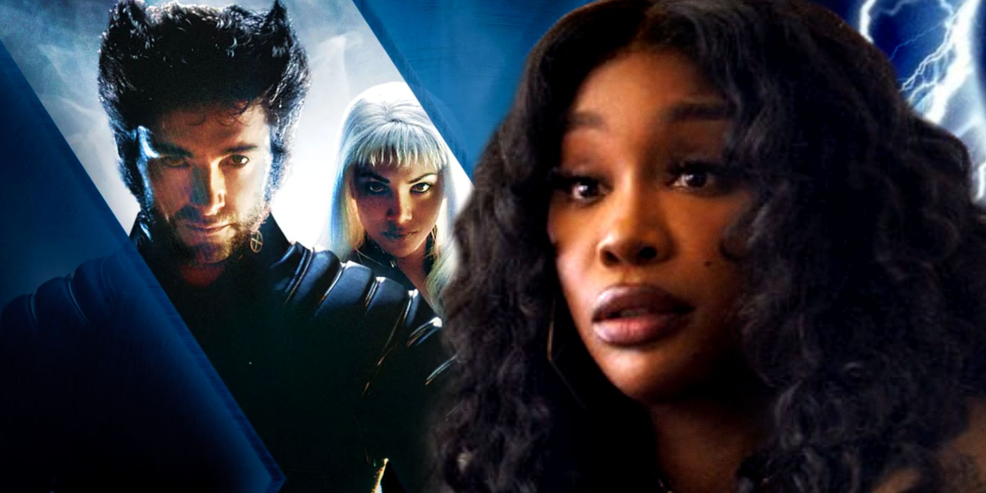 SZA reacts to Halle Berry's Storm and Hugh Jackman's Wolverine in Fox's X-Men movies