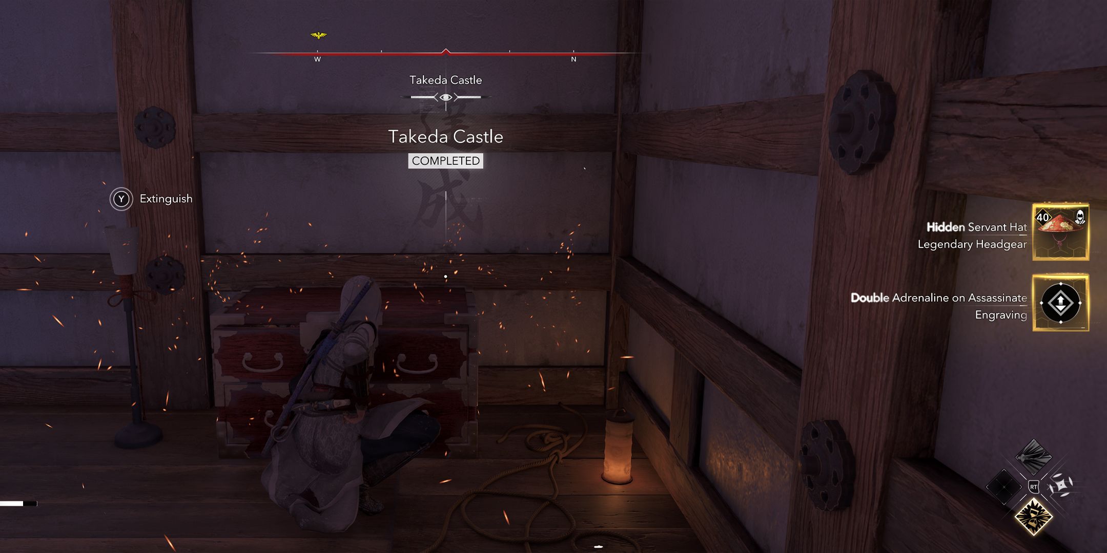 Takeda Castle Legendary Chest AC Shadows
