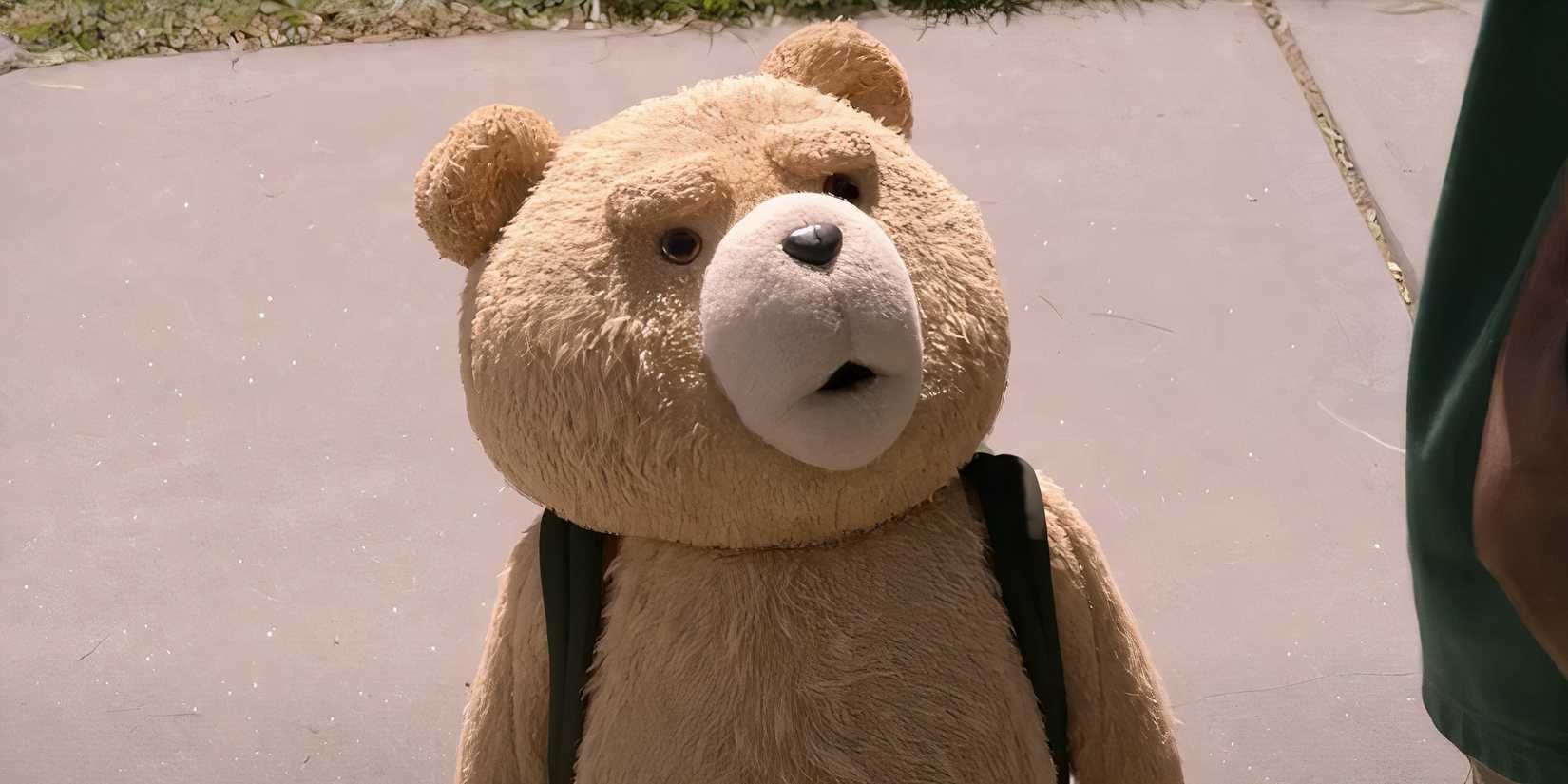 Ted looking up at John in Ted
