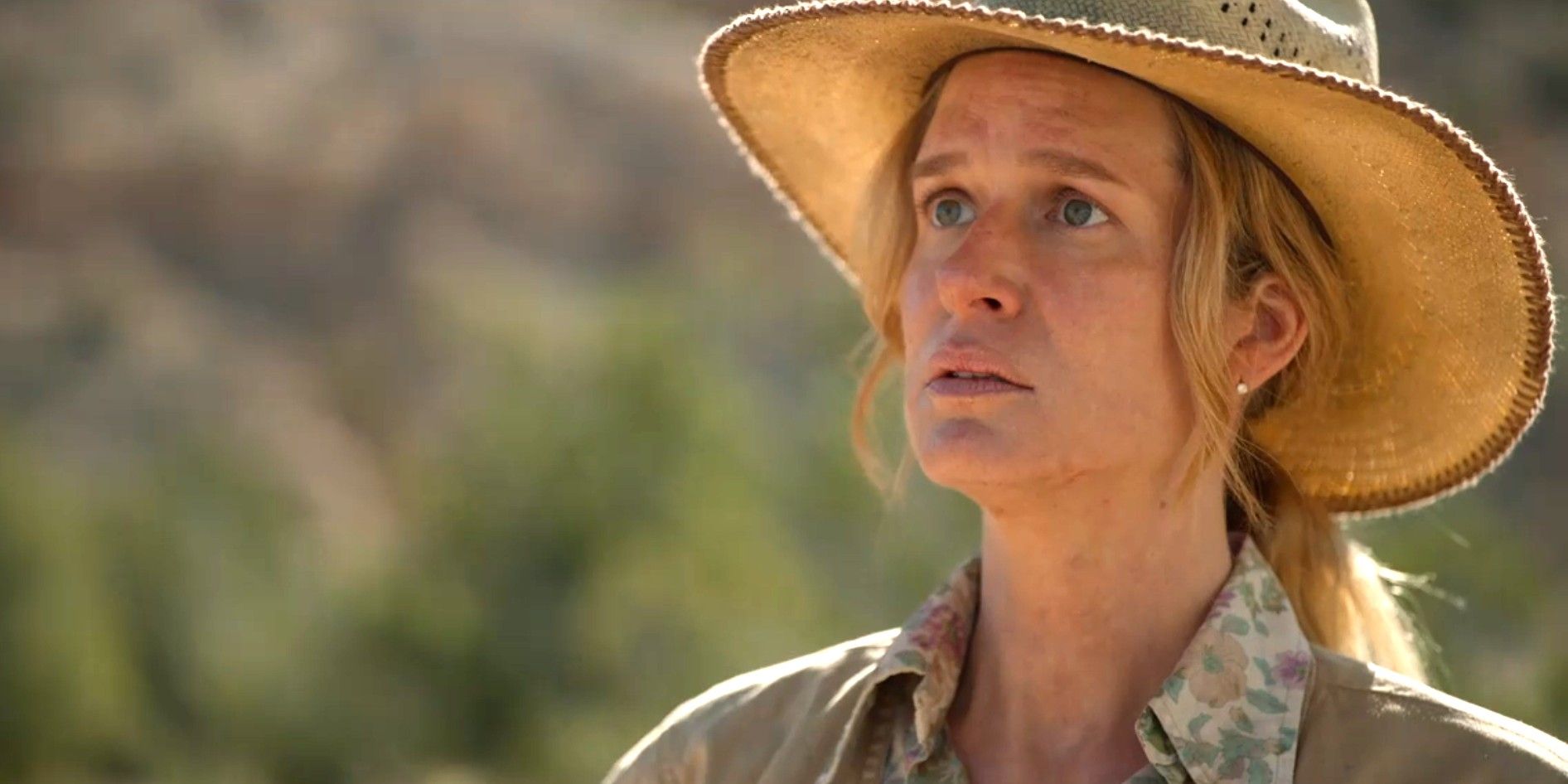 Teddi Issacs (Carly Roland) looking distraught in Dark Winds season 3, episode 2