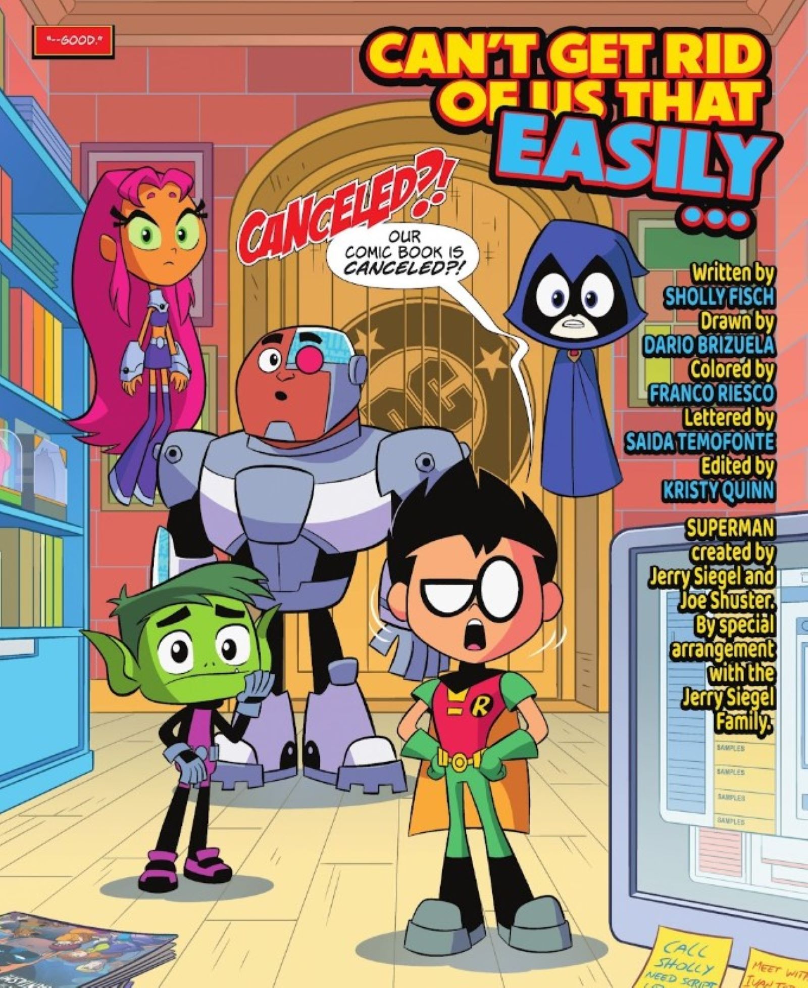 Teen Titans Go #1 art style