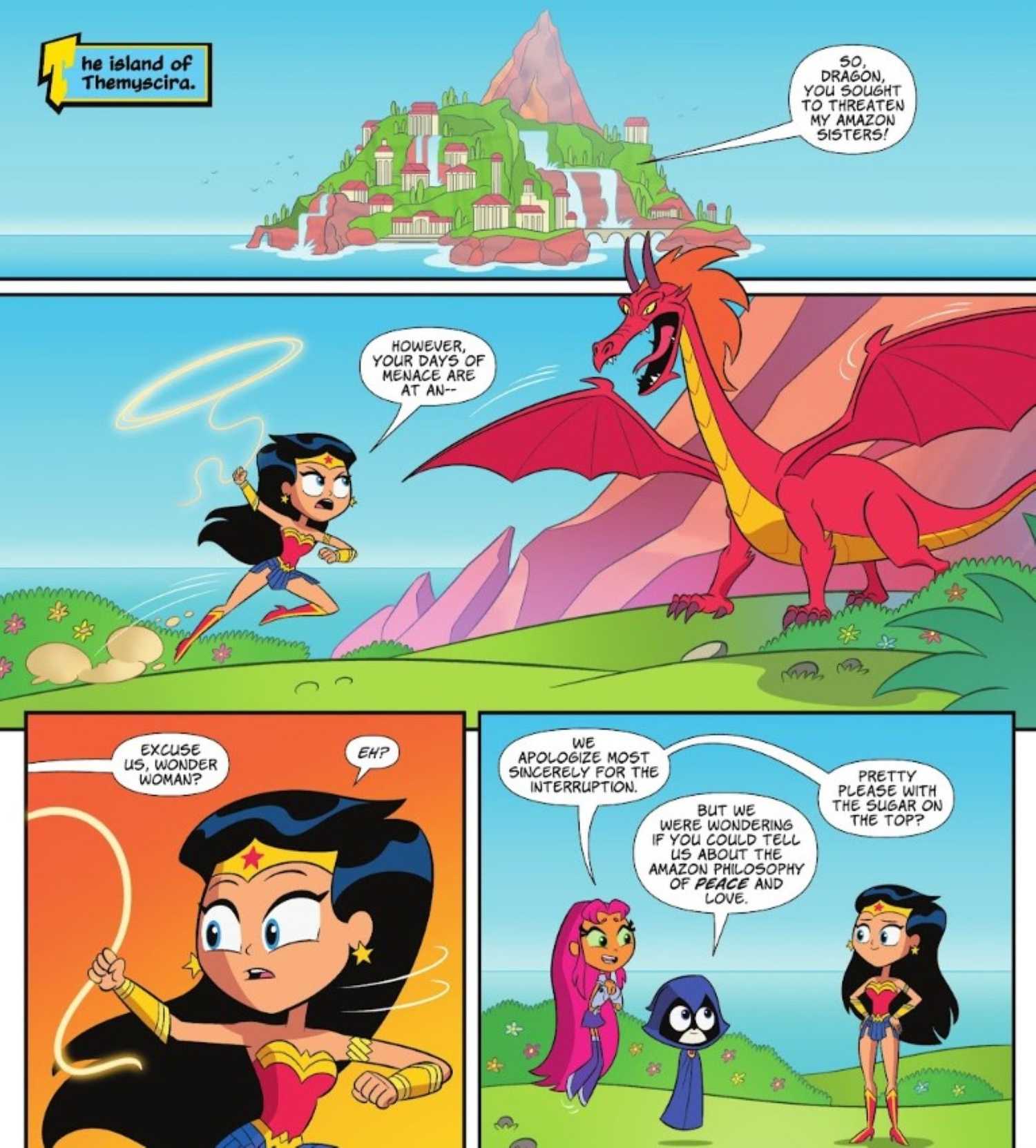 Teen Titans Go #1 wonder woman