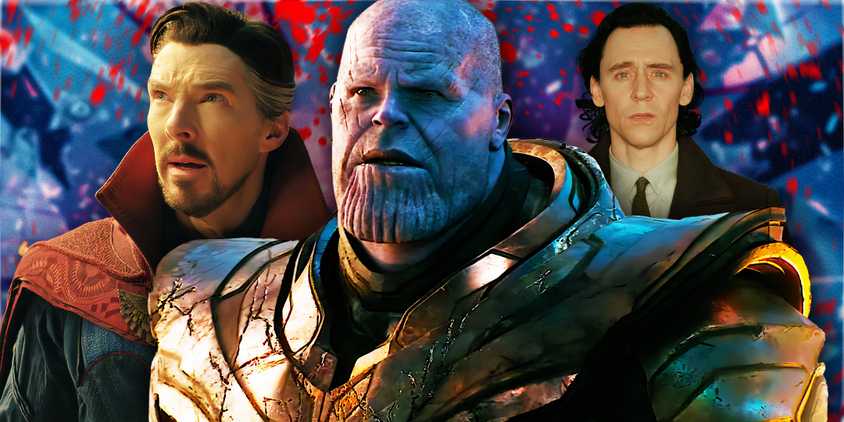 Thanos, Loki and Dr Strange From the MCU