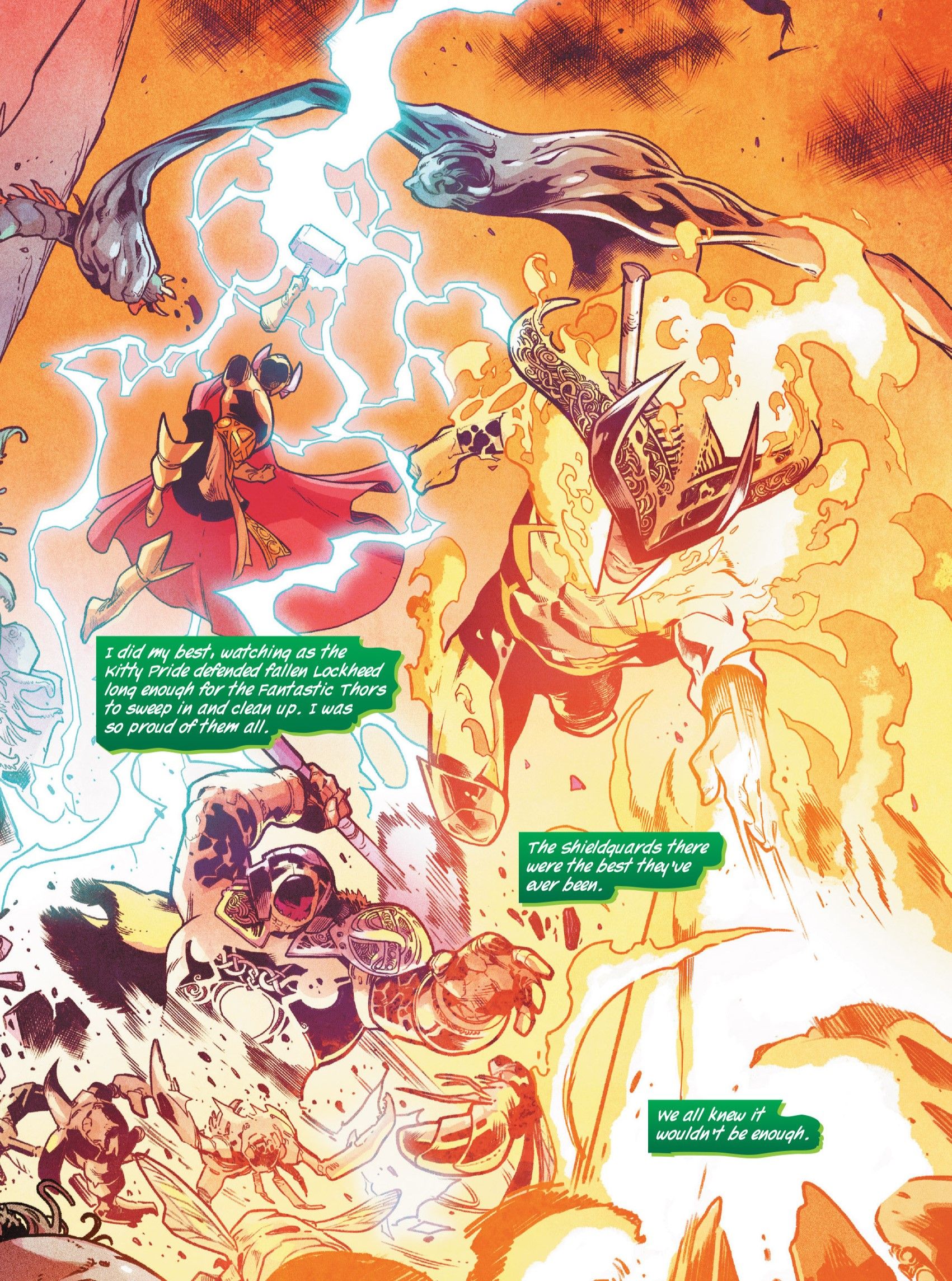 The Fantastic Four with the powers of Thor.