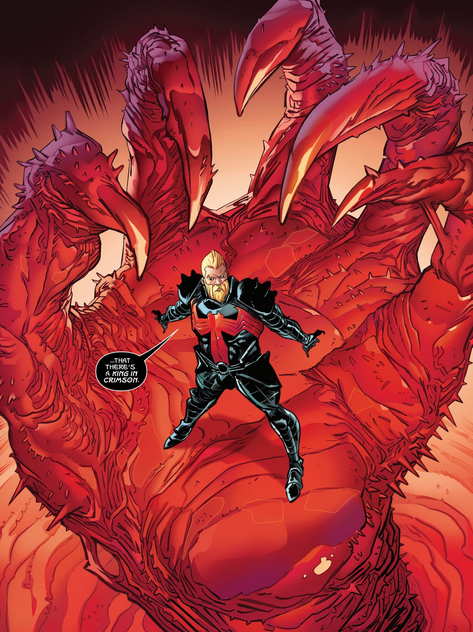 Eddie Brock fica na mão de Carnage.