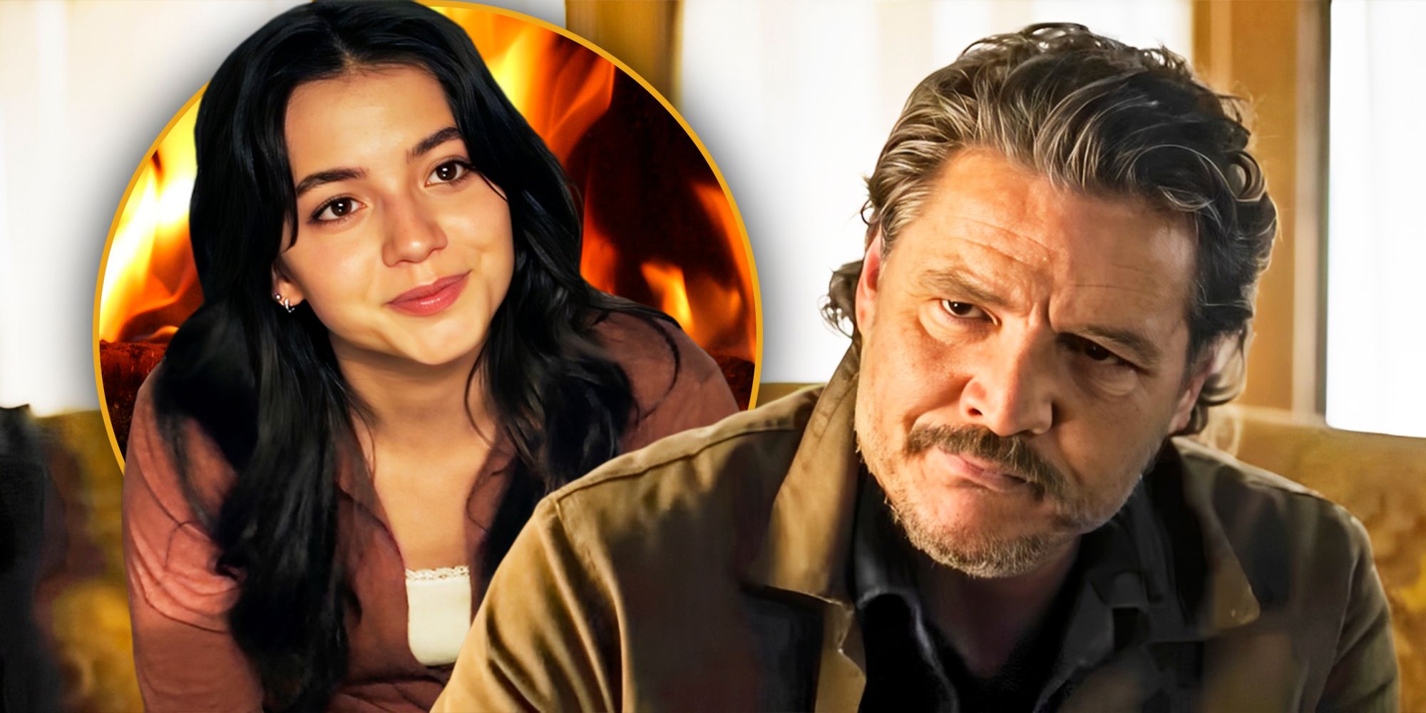 The Last of Us s2 - Isabela Merced and Pedro Pascal