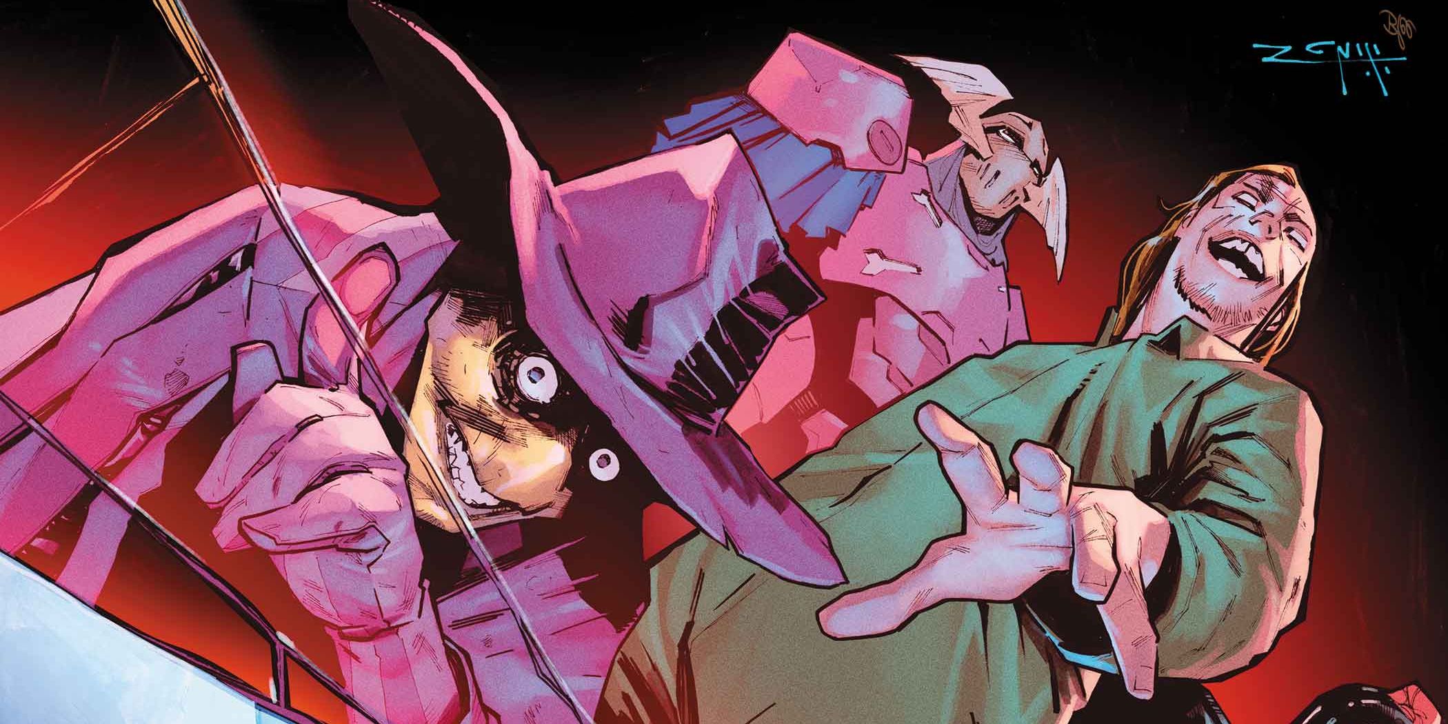 Os Mestres do Mal na capa recortada de Avengers (2023) #25