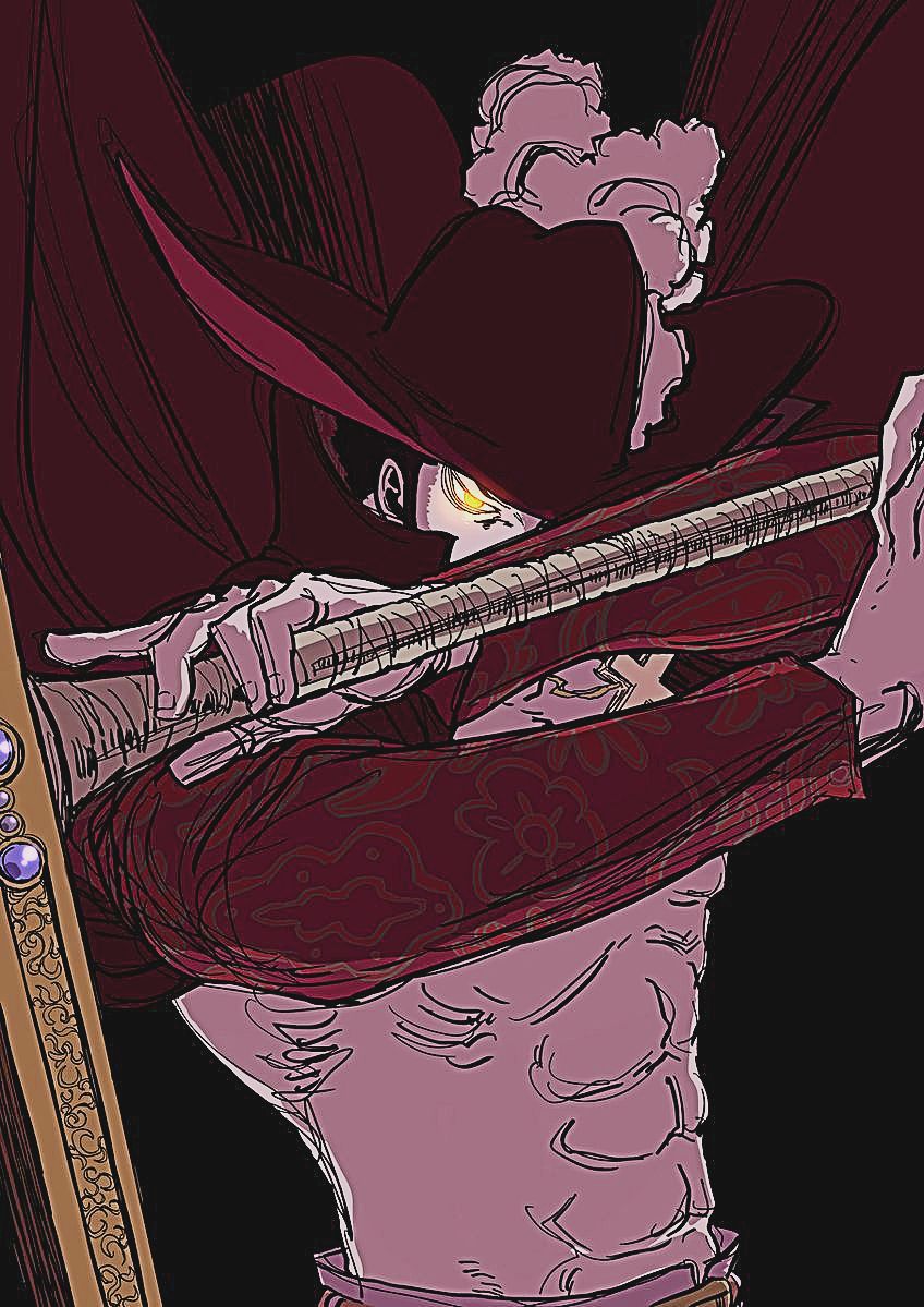 The new official image grab of Dracule Mihawk