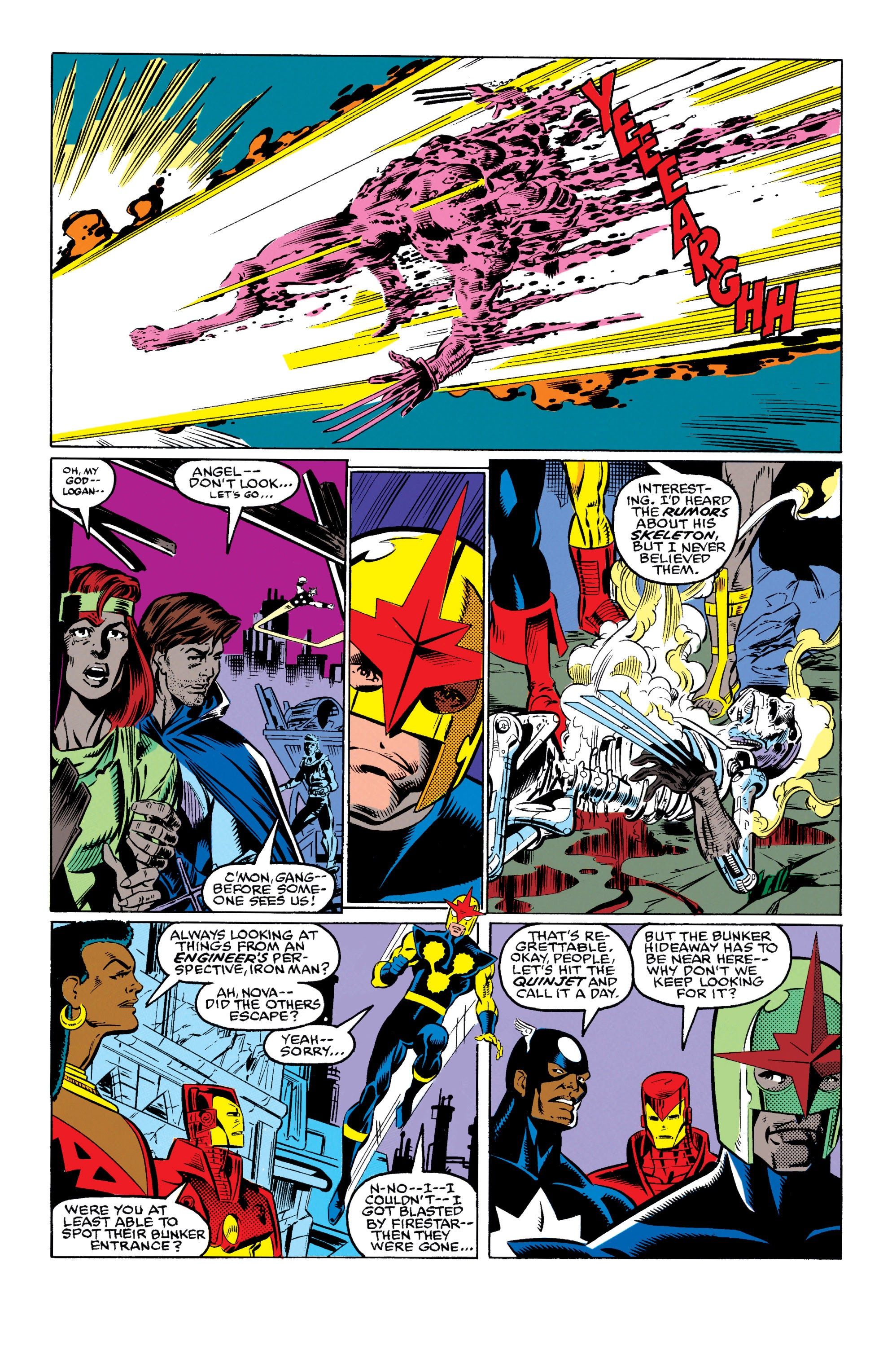 Wolverine&rsquo;s flesh is seared off by an Egyptian god.