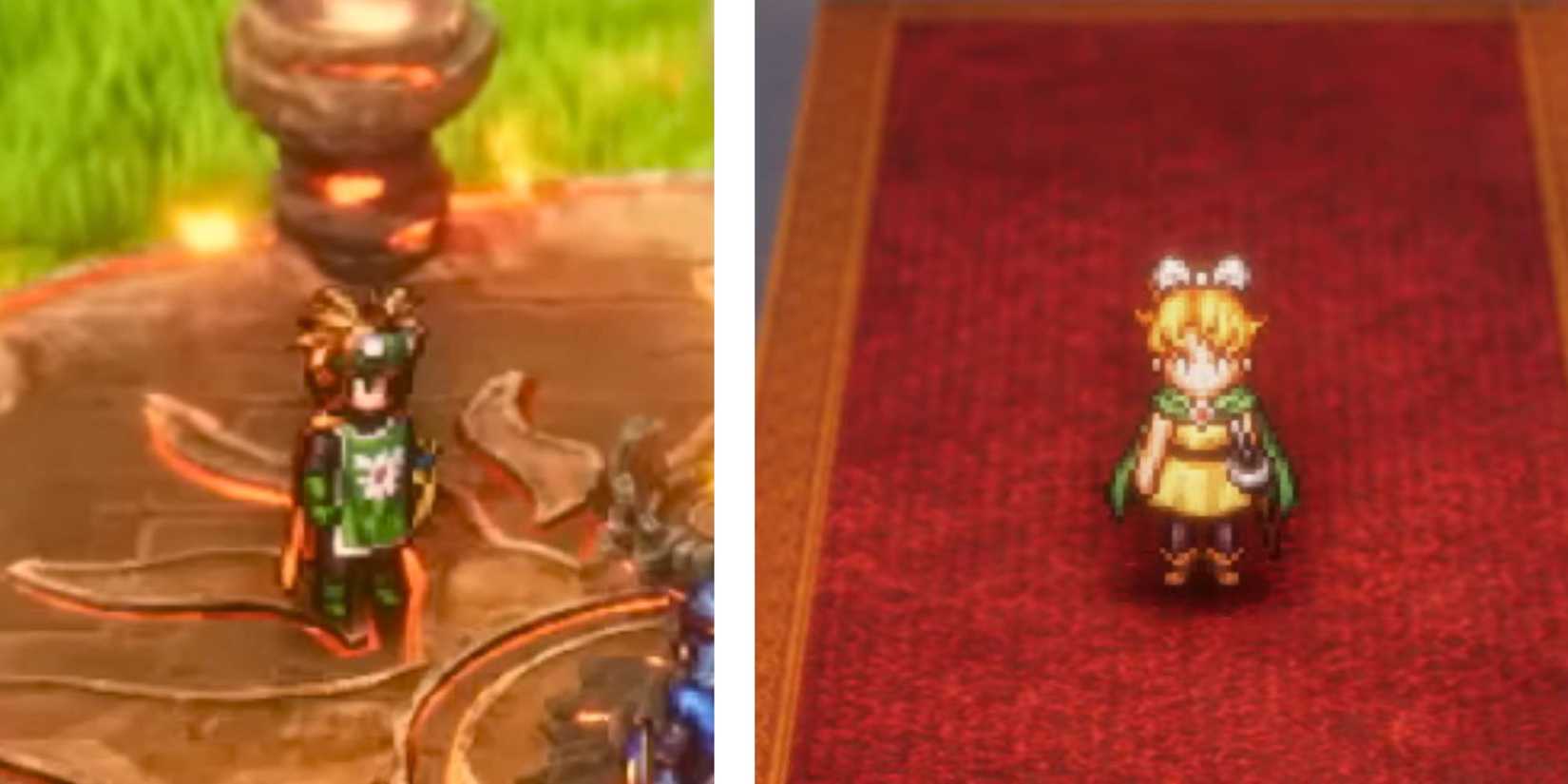 The Prince of Cannock next to Dragon Quest 1 & 2 HD-2D Remake