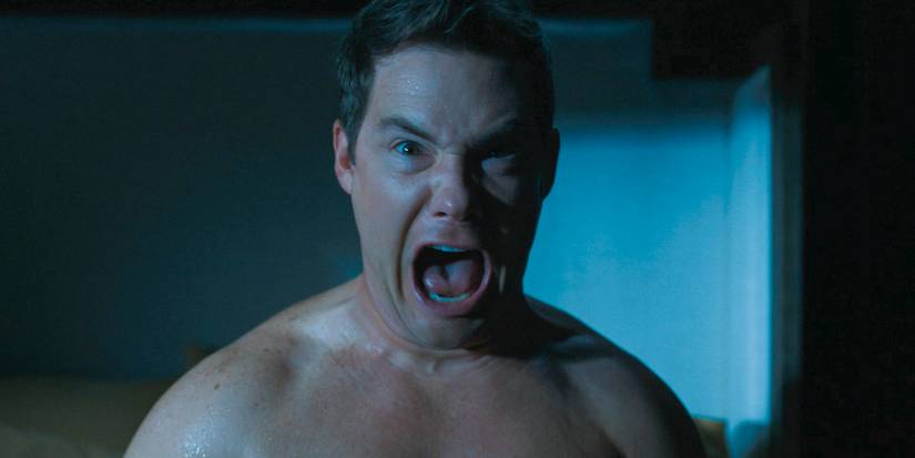 Kelvin (Adam Devine) waking up startled from a nightmare in The Righteous Gemstones Season 4 Ep 3