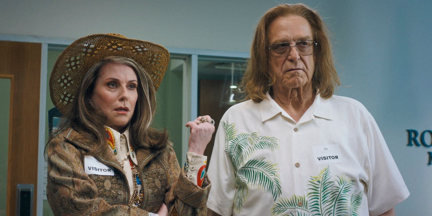 Lori (Megan Mullally) and Eli (John Goodman) in The Righteous Gemstones Season 4 Ep 3