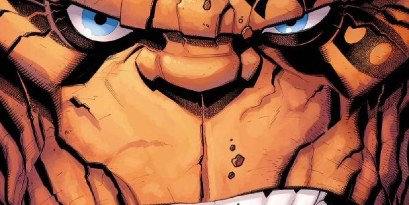 the thing looking annoyed