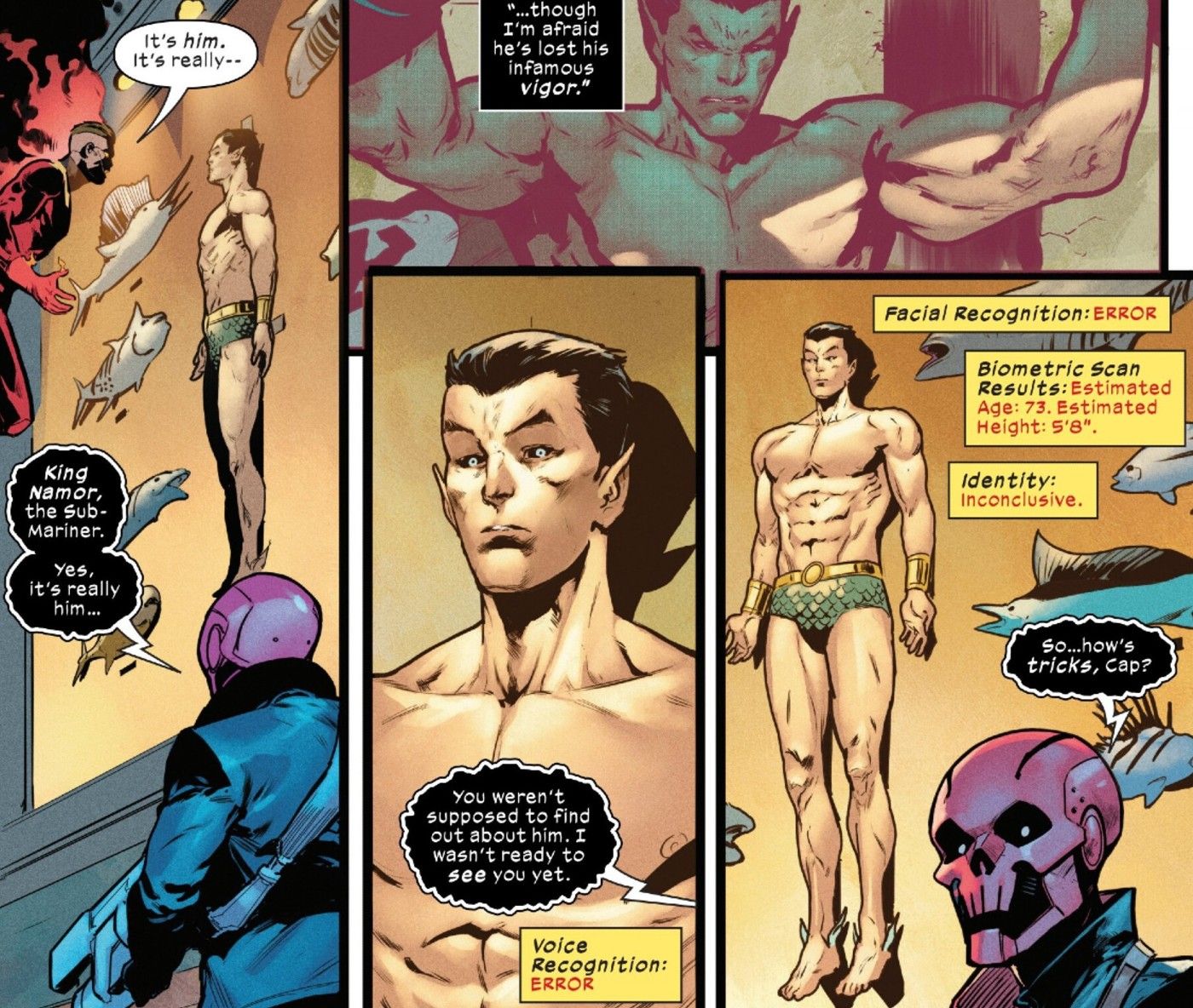 O Grande Caveira confirma que o corpo taxidermizado de Namor na parede é dele