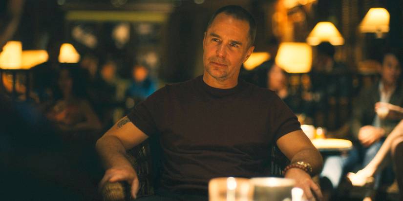 Frank (Sam Rockwell), Rick's friend in The White Lotus Season 3 Ep 5