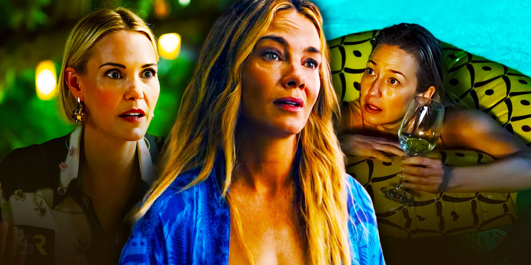 Jaclyn, Laurie and Kate in White Lotus Season 3