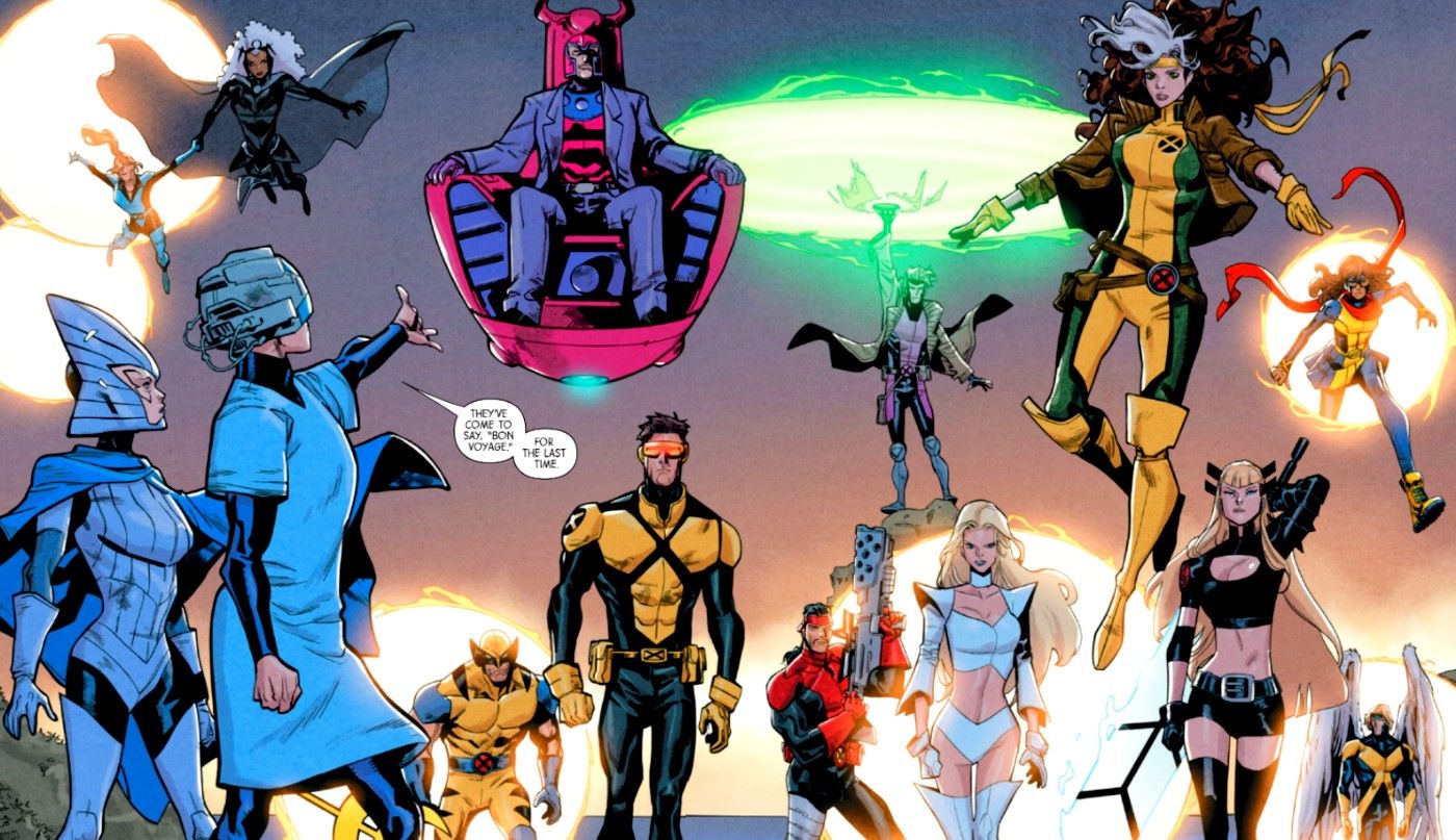 THE X-MEN SAY GOODBYE TO PROFESSOR X XAVIER