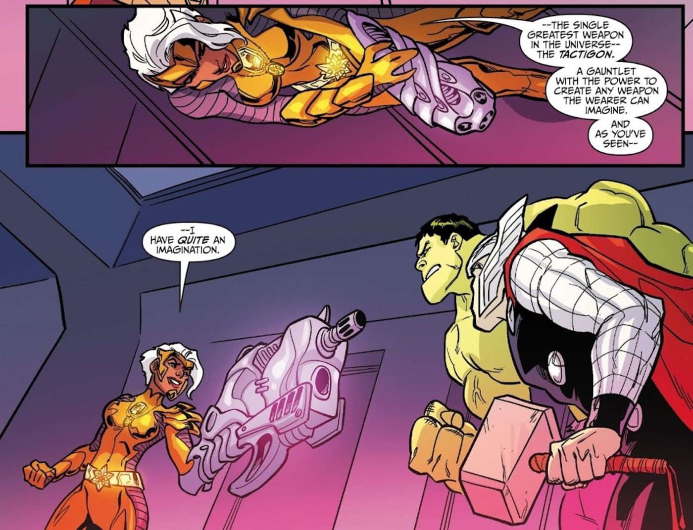 thor and hulk vs tactigon