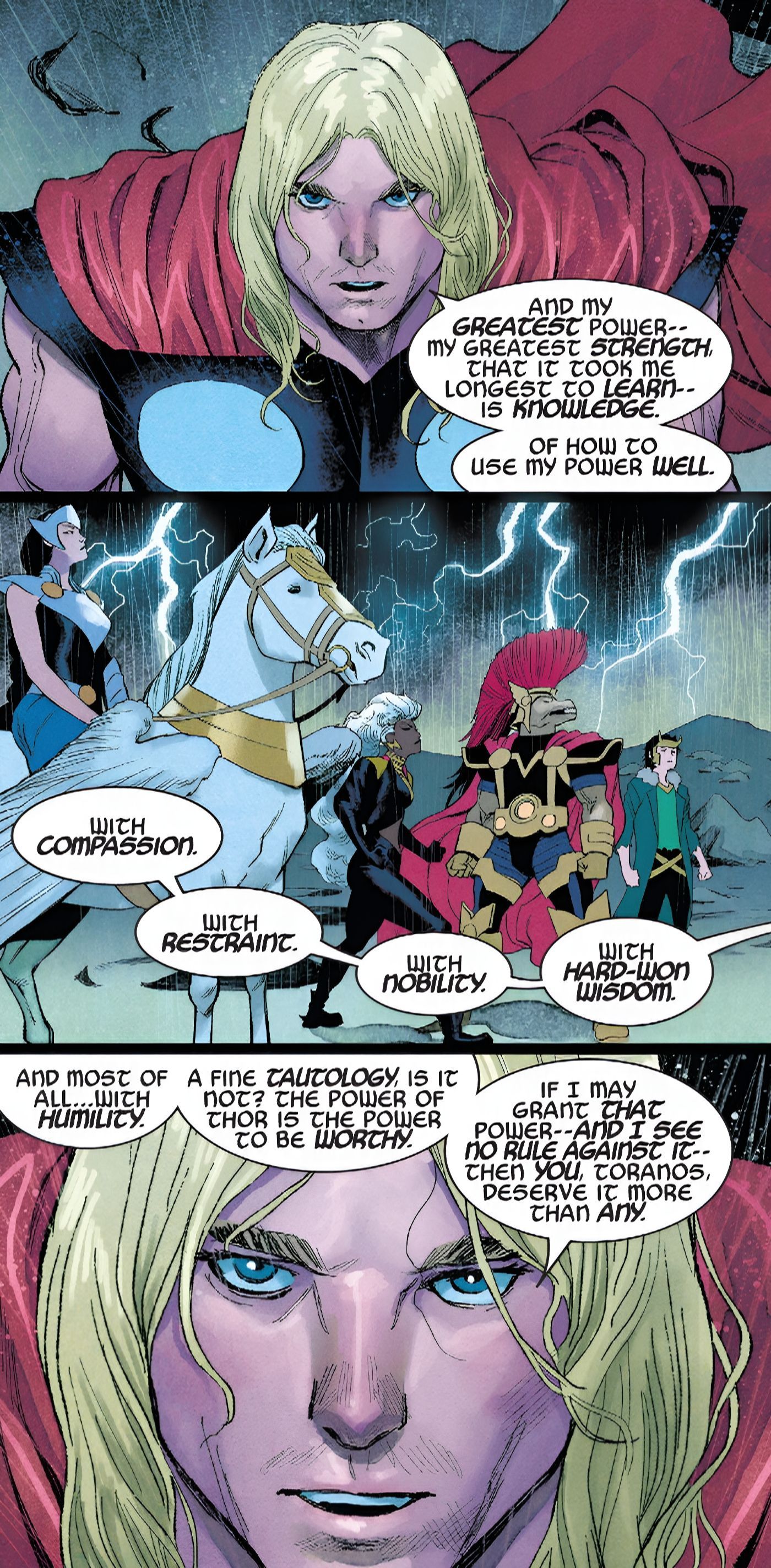 Thor Describes What Makes Him Worthy