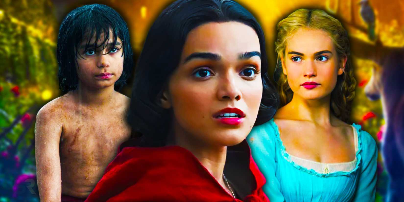 Jungle Book, Snow White and Cinderella in live action Disney films