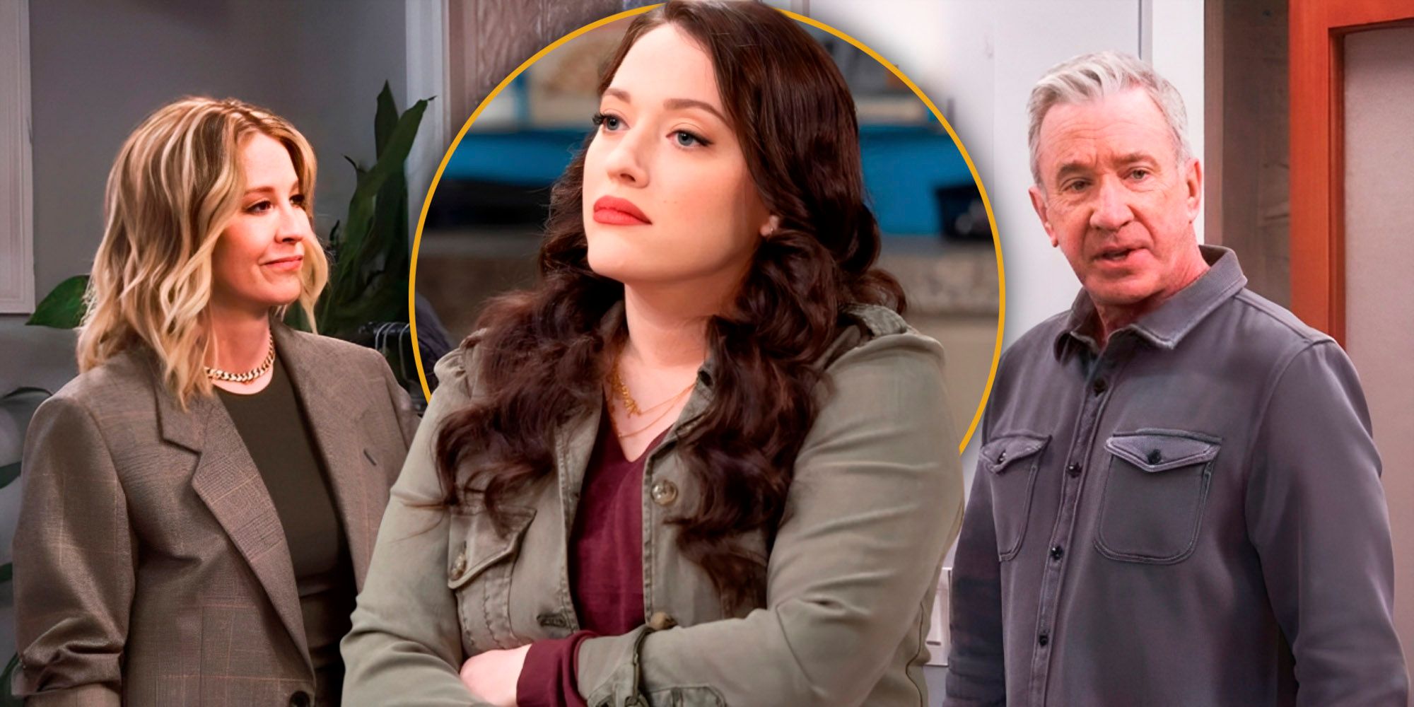 Tim Allen &amp; Jenna Elfman with Kat Dennings in Shifting Gears