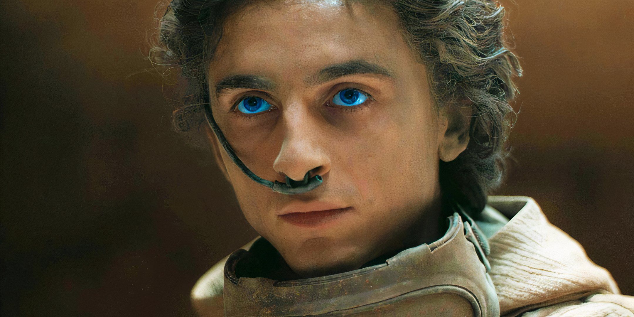 Timothée Chalamet starring intensely as Paul Atreides in Dune Part Two