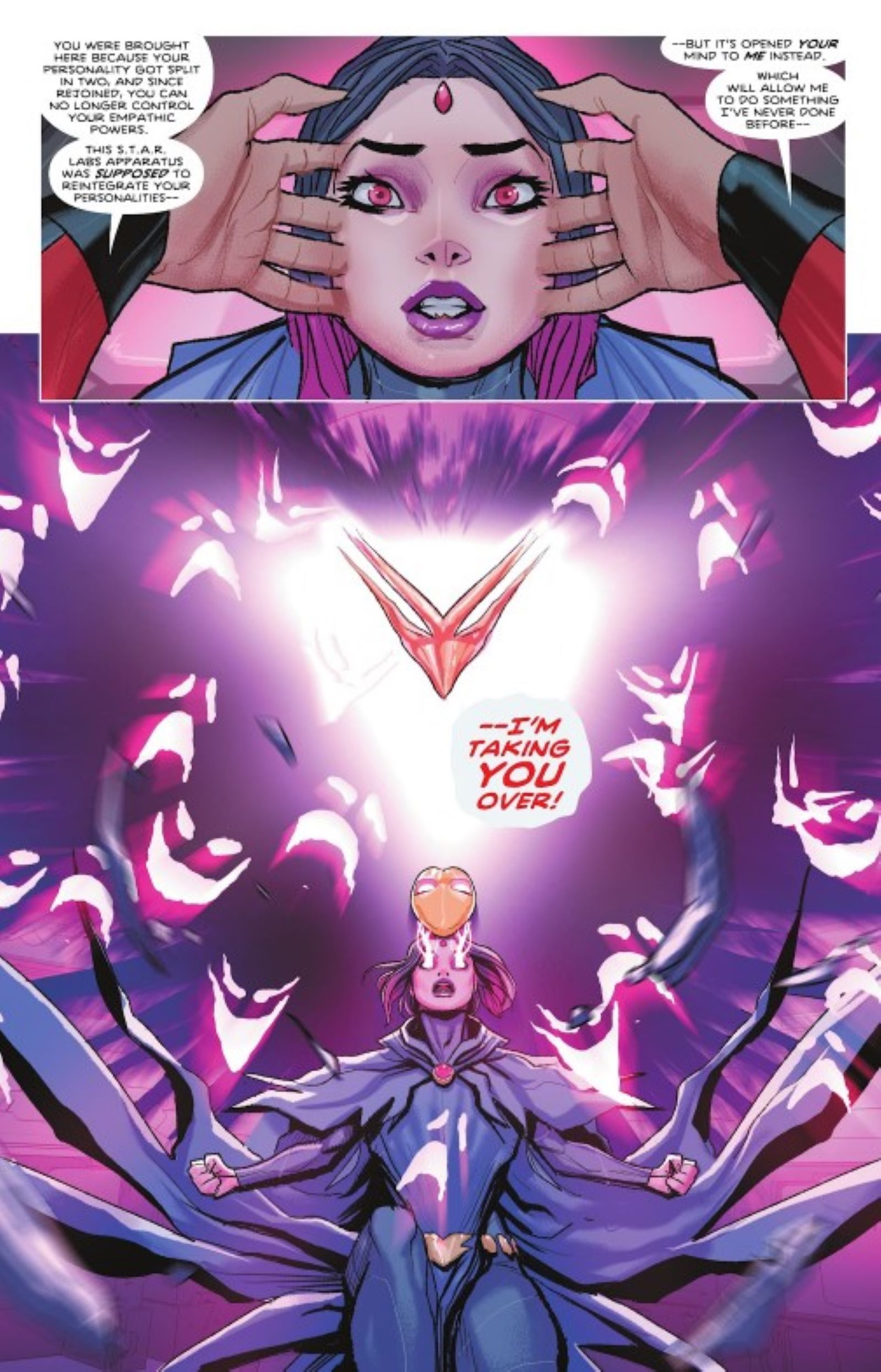 Titans #21 raven psycho-pirate