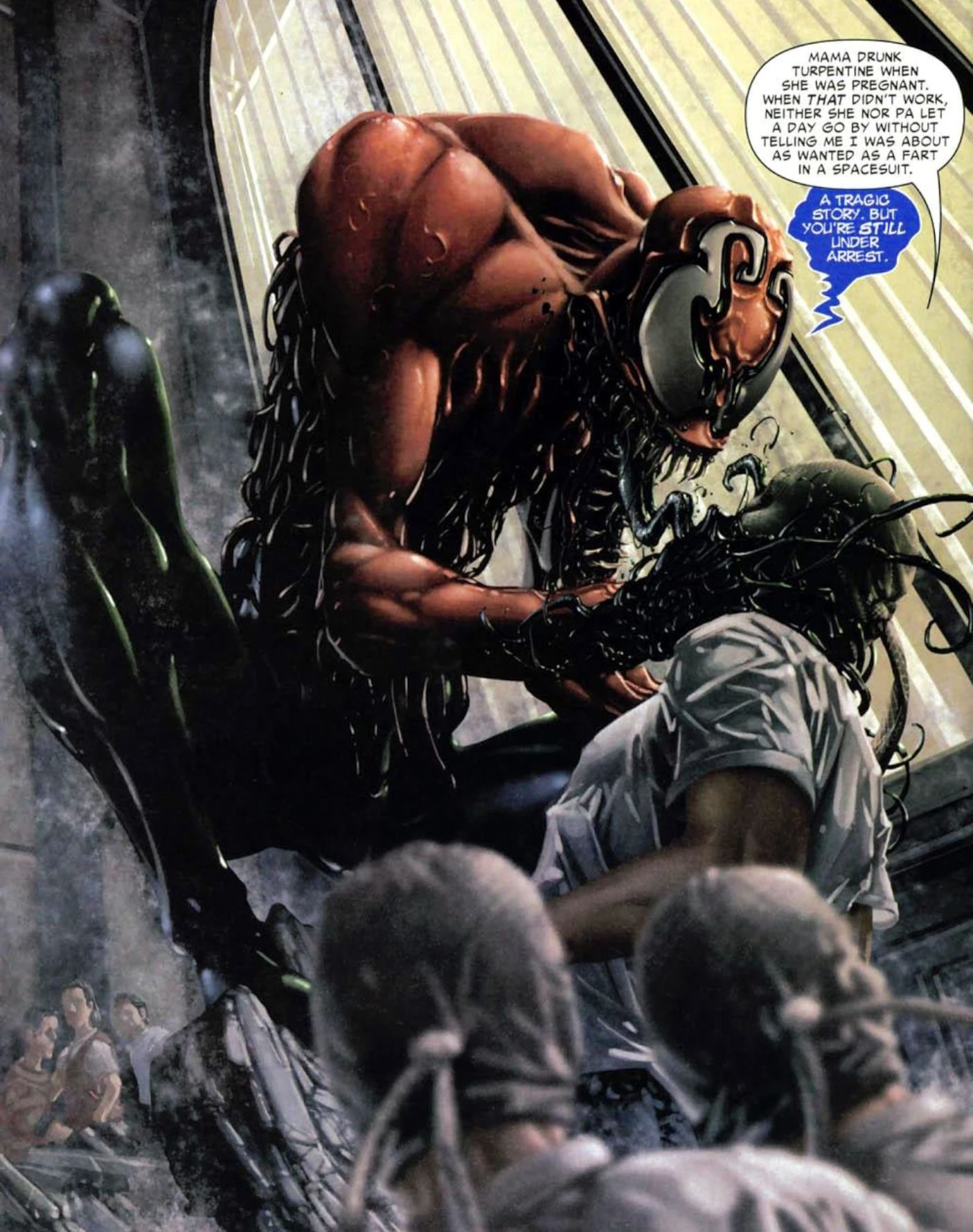 Toxin Threatening A Criminal