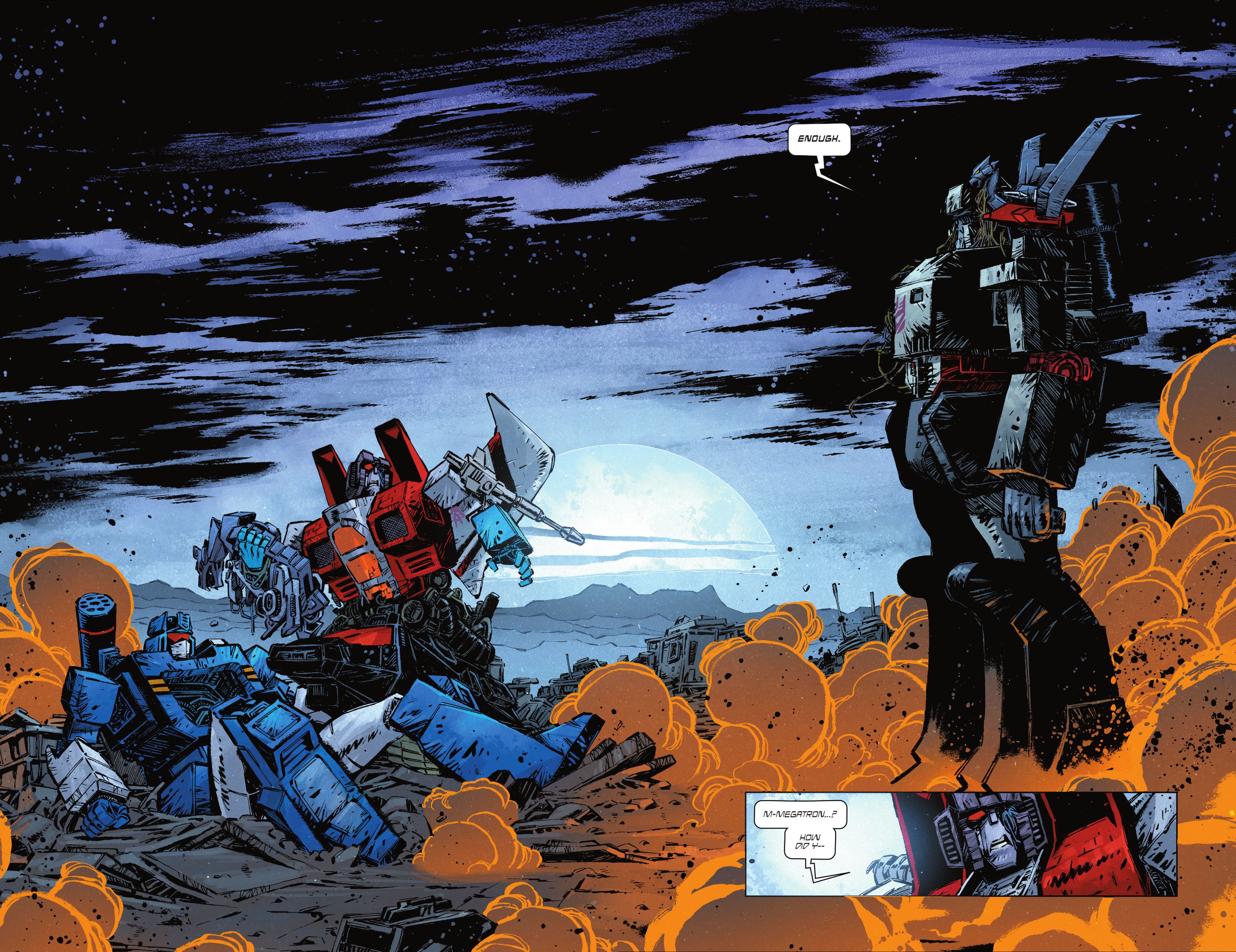 Transformers #18 Megatron reappears to Starscream &amp; Soundwave