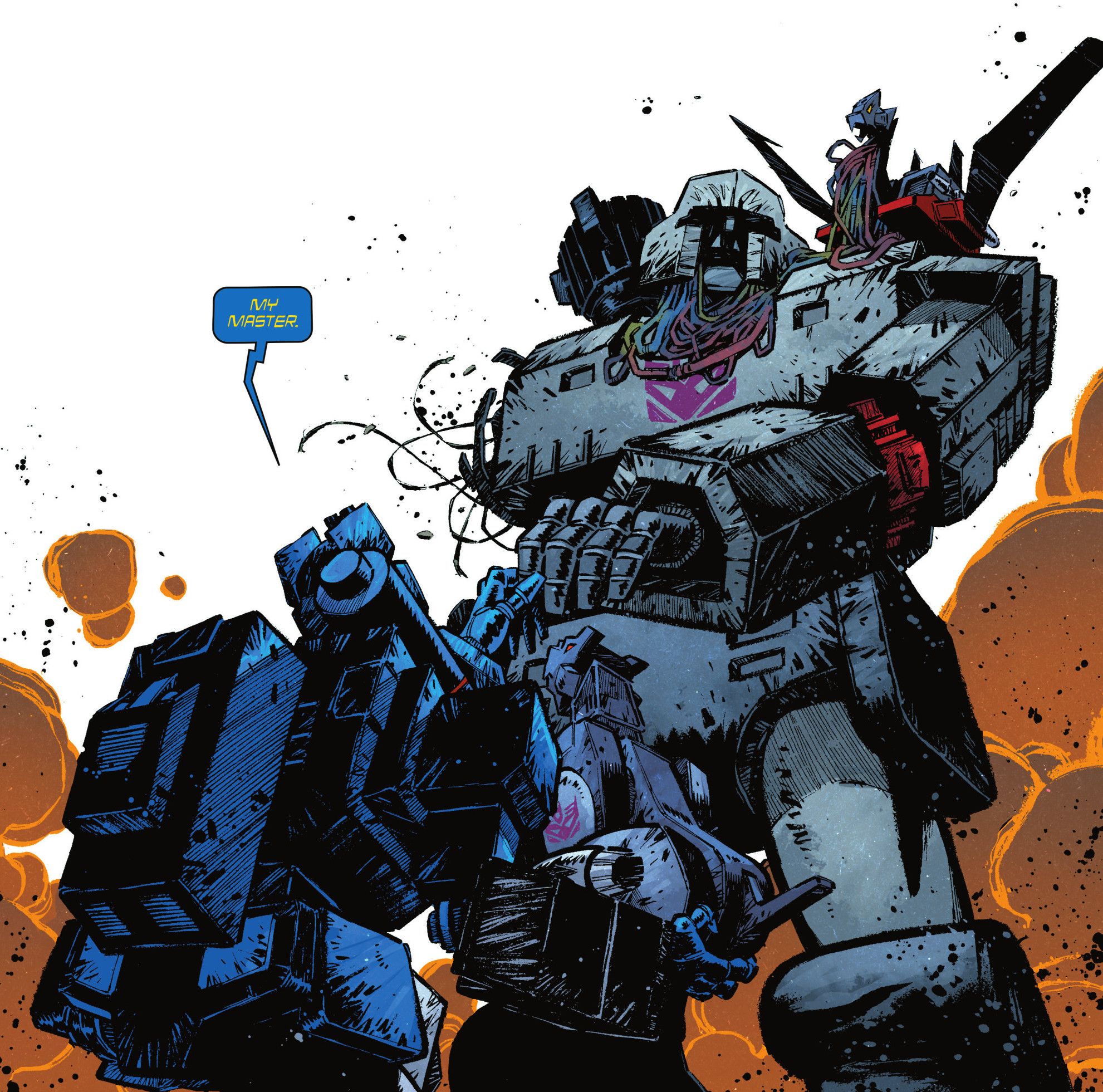 Transformers #18 Soundwave swears fealty to Megatron