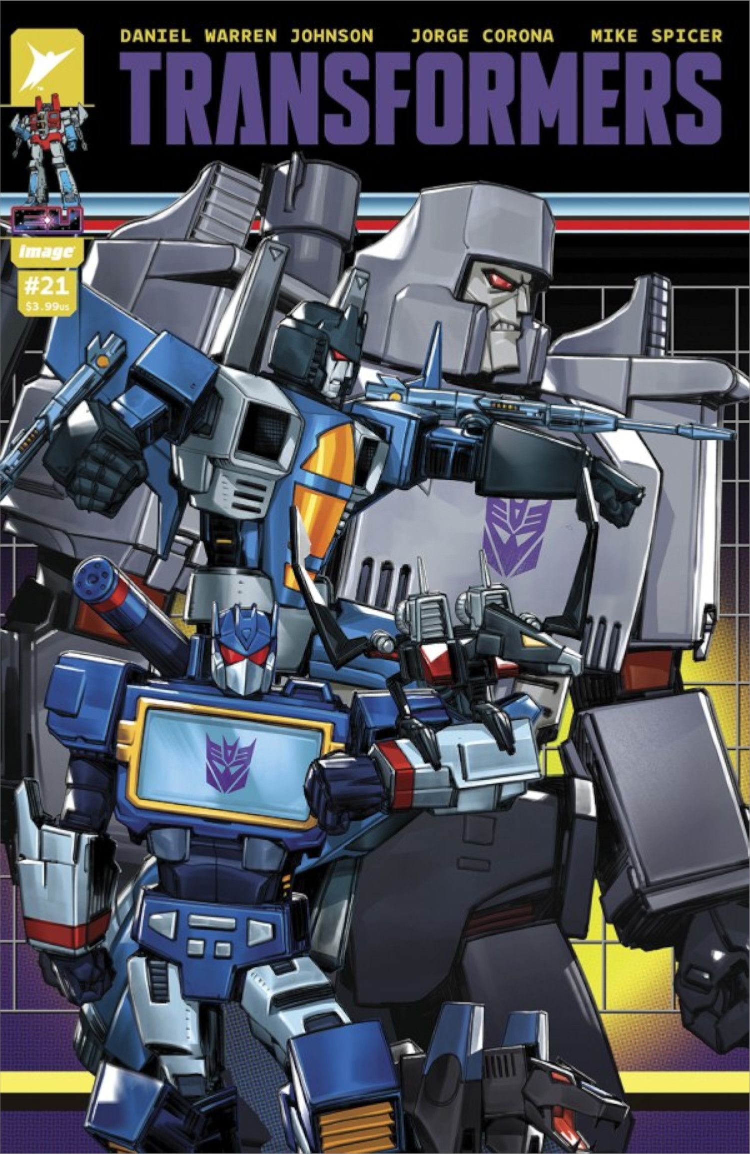 Transformers #21 Variant cover Megatron, Thundercracker &amp; Soundwave