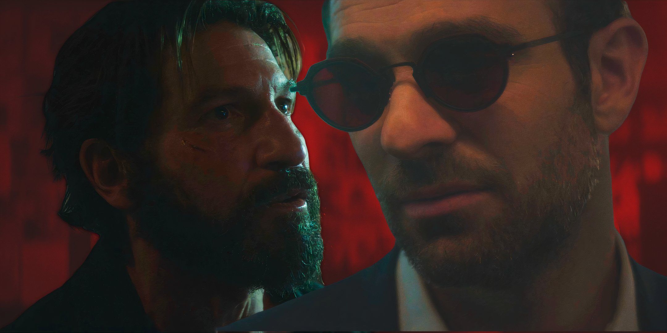 Custom image of Punisher talking to Matt Murdock in Daredevil: Born Again