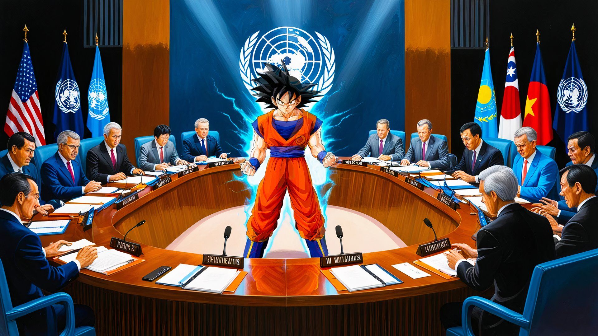 Dragon Ball&rsquo;s Goku Among the UN