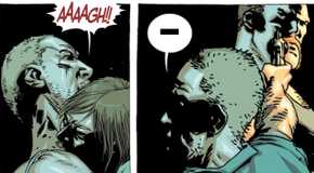 walking dead moment where rick bites someone 3