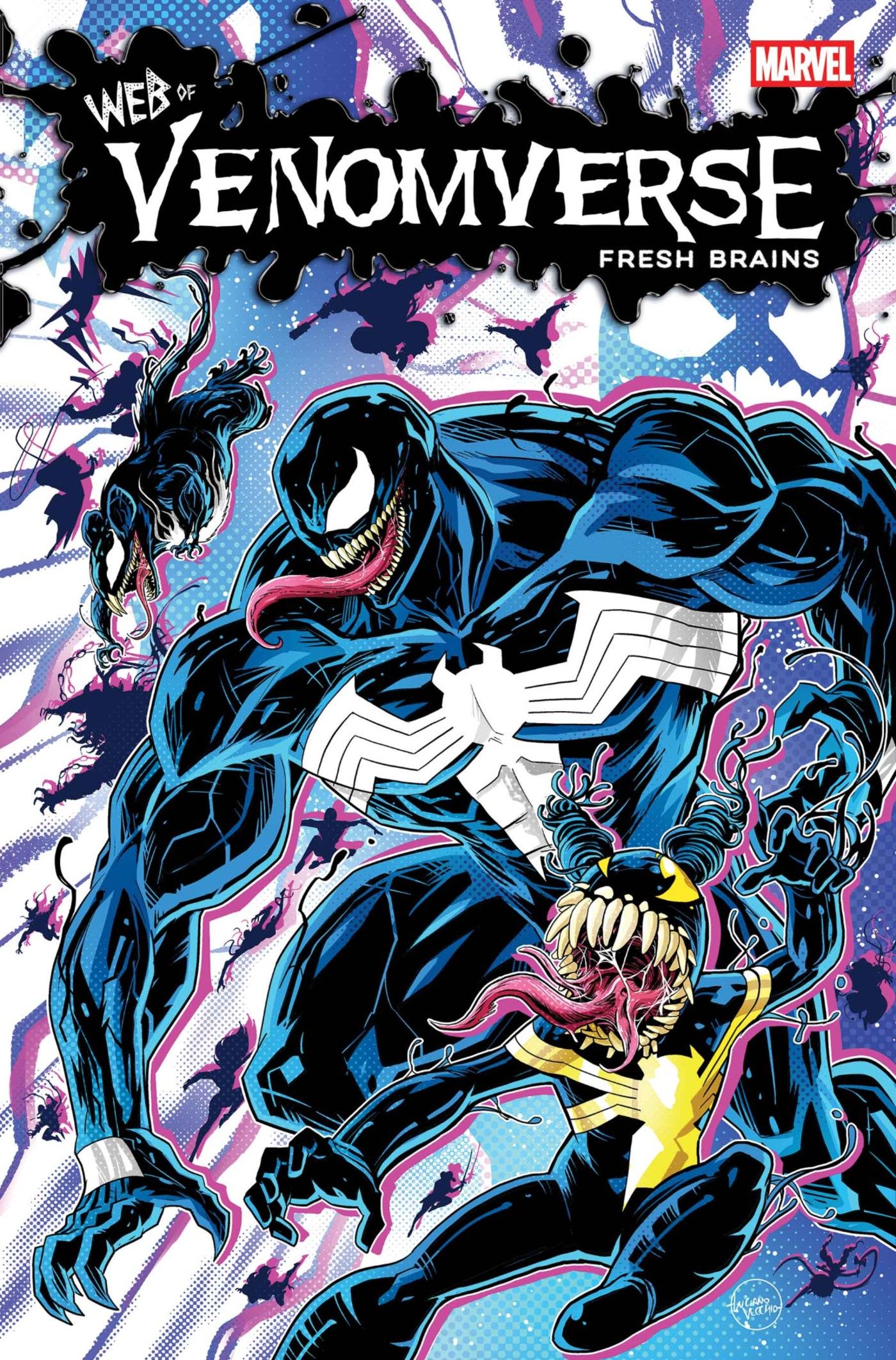 Web of Venomverse Fresh Brains Cover