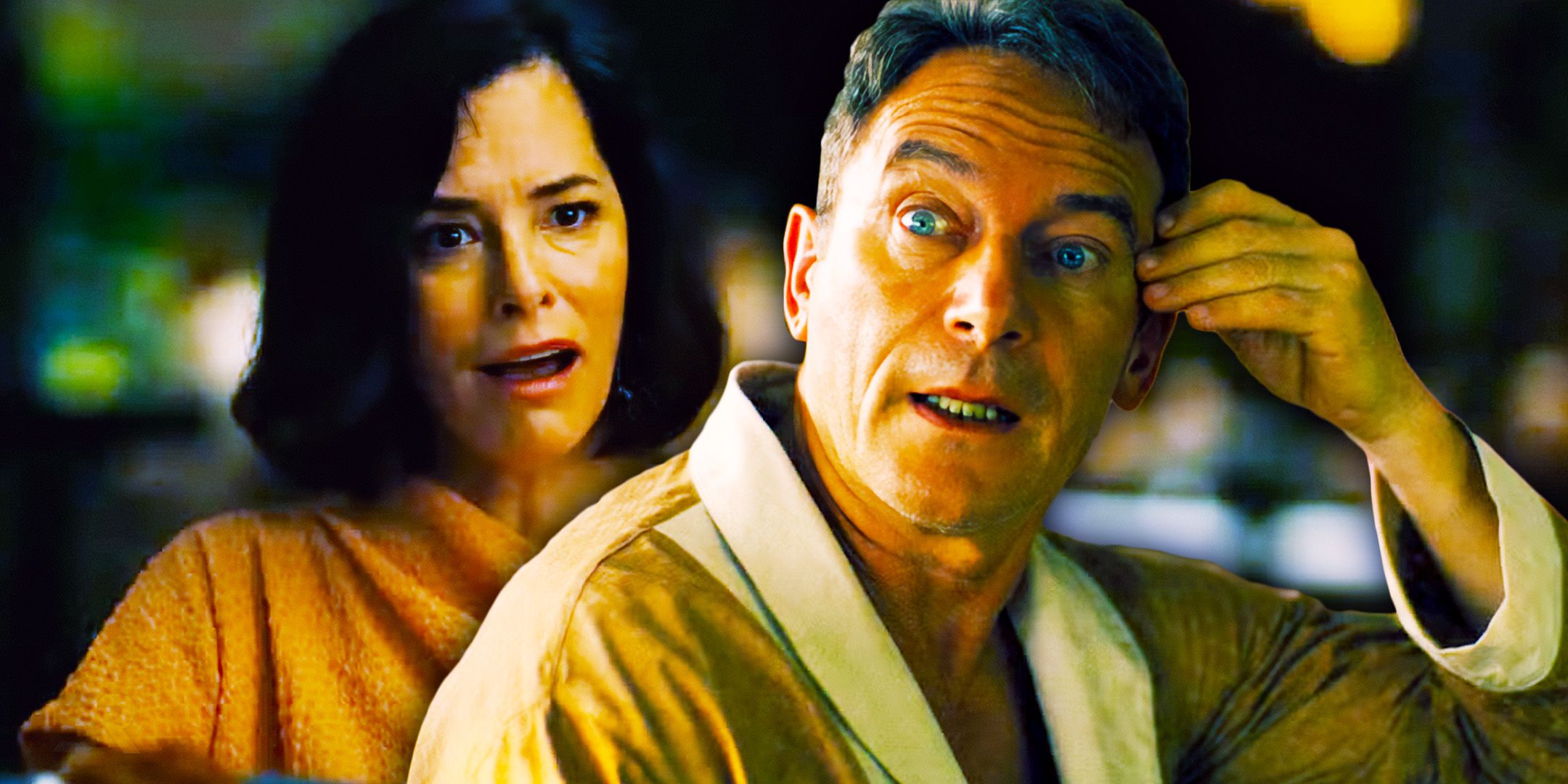 Jason and Victoria in White Lotus Season 3