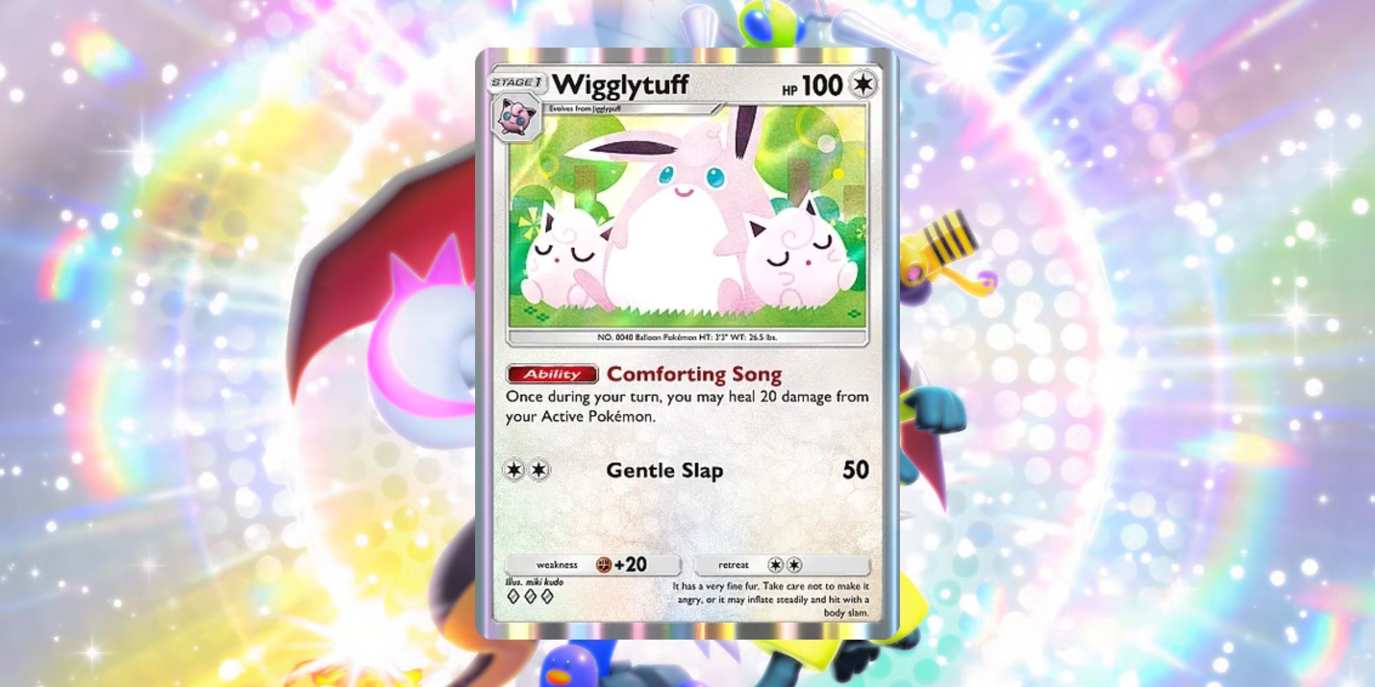 Wigglytuff card from Pokemon TCG Pocket Shining Revelry set