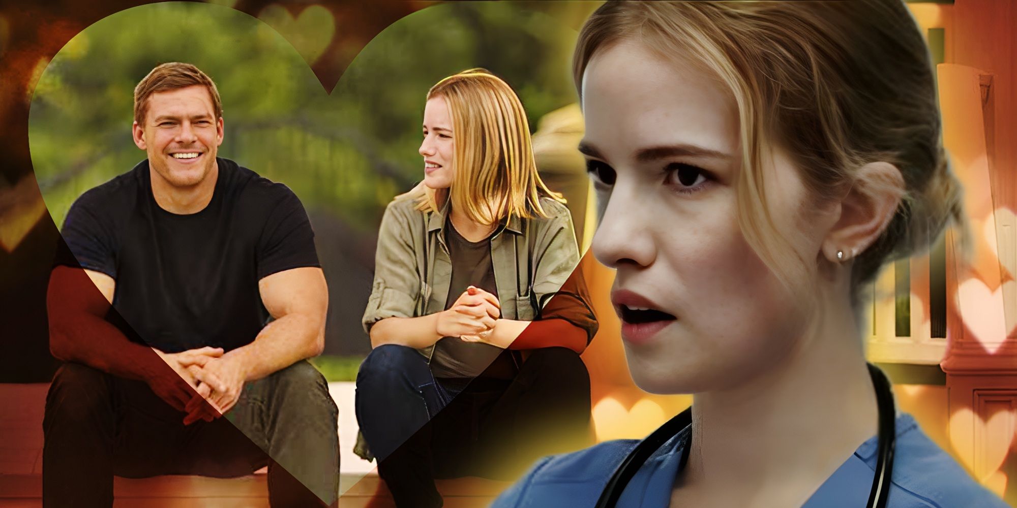 willa fitzgerald as roscoe and alan ritchson as jack reacher in reacher