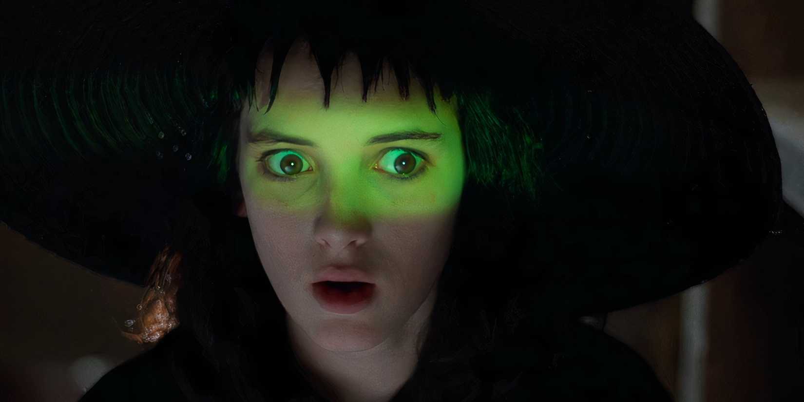 Actress Winona Ryder as Lydia in Beetlejuice