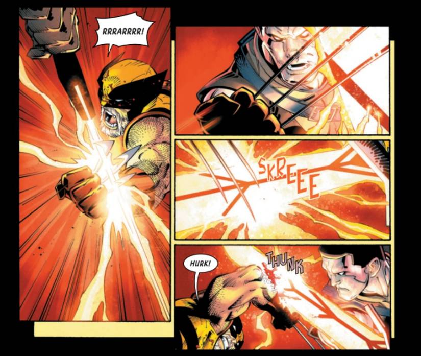Wolverine Revenge 5 soulsword vs claws pannel